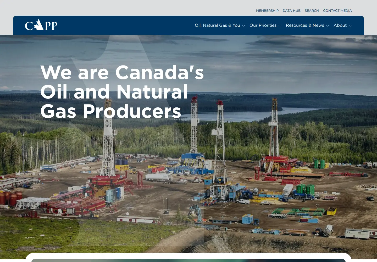 Screenshot of capp.ca