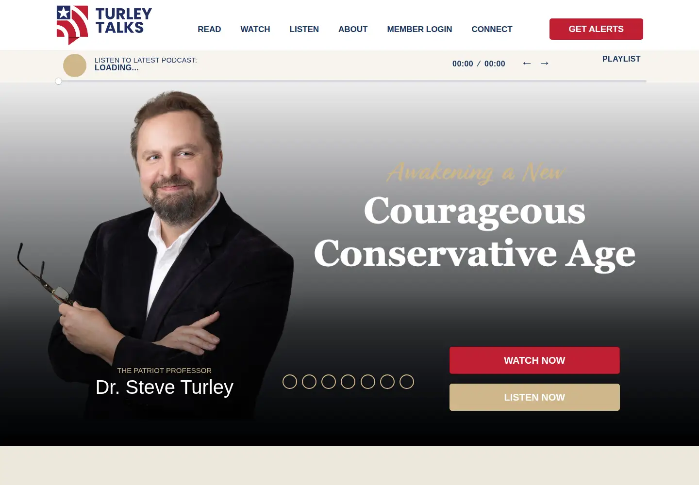 Screenshot of turleytalks.com
