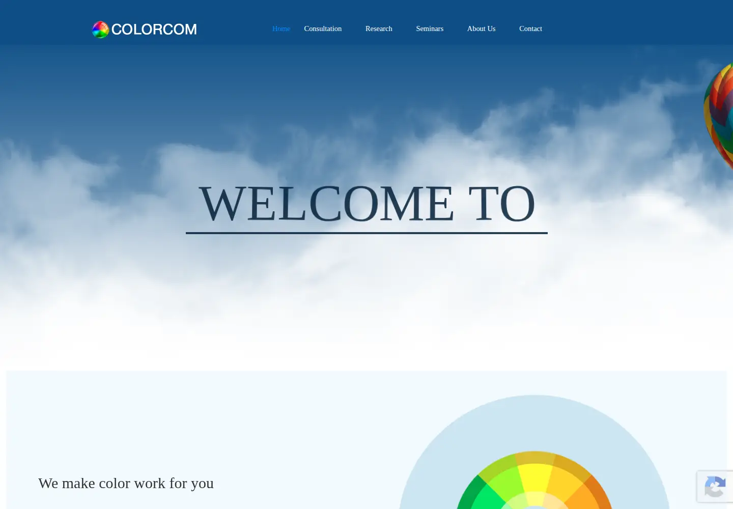 Screenshot of colorcom.com