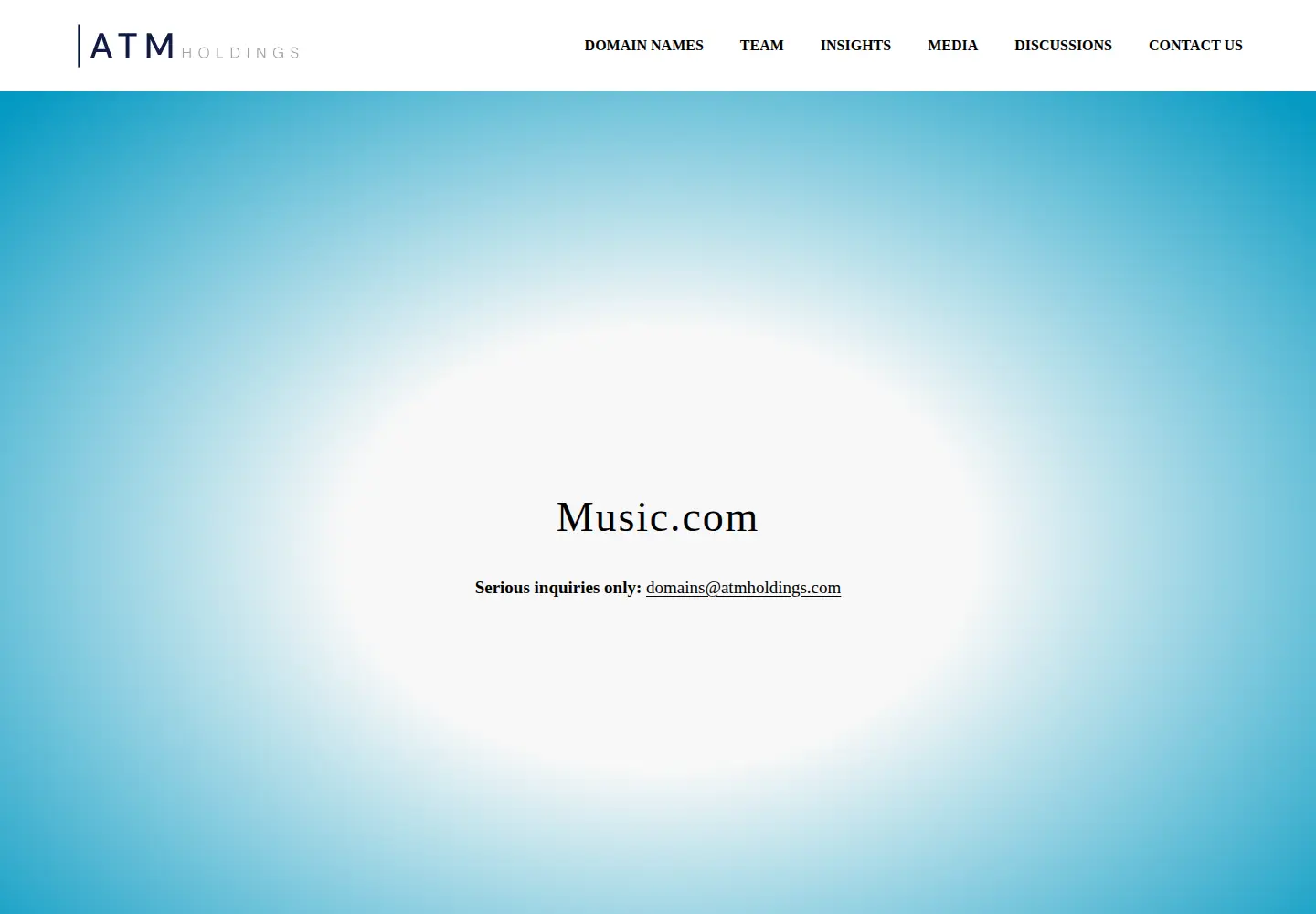 Captured homepage of music.com in the current scan