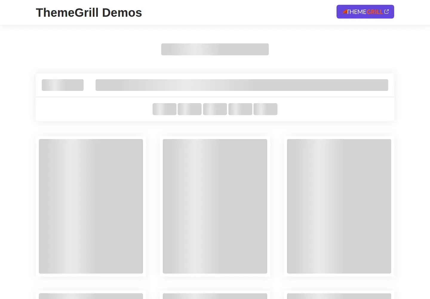 Screenshot of themegrilldemos.com