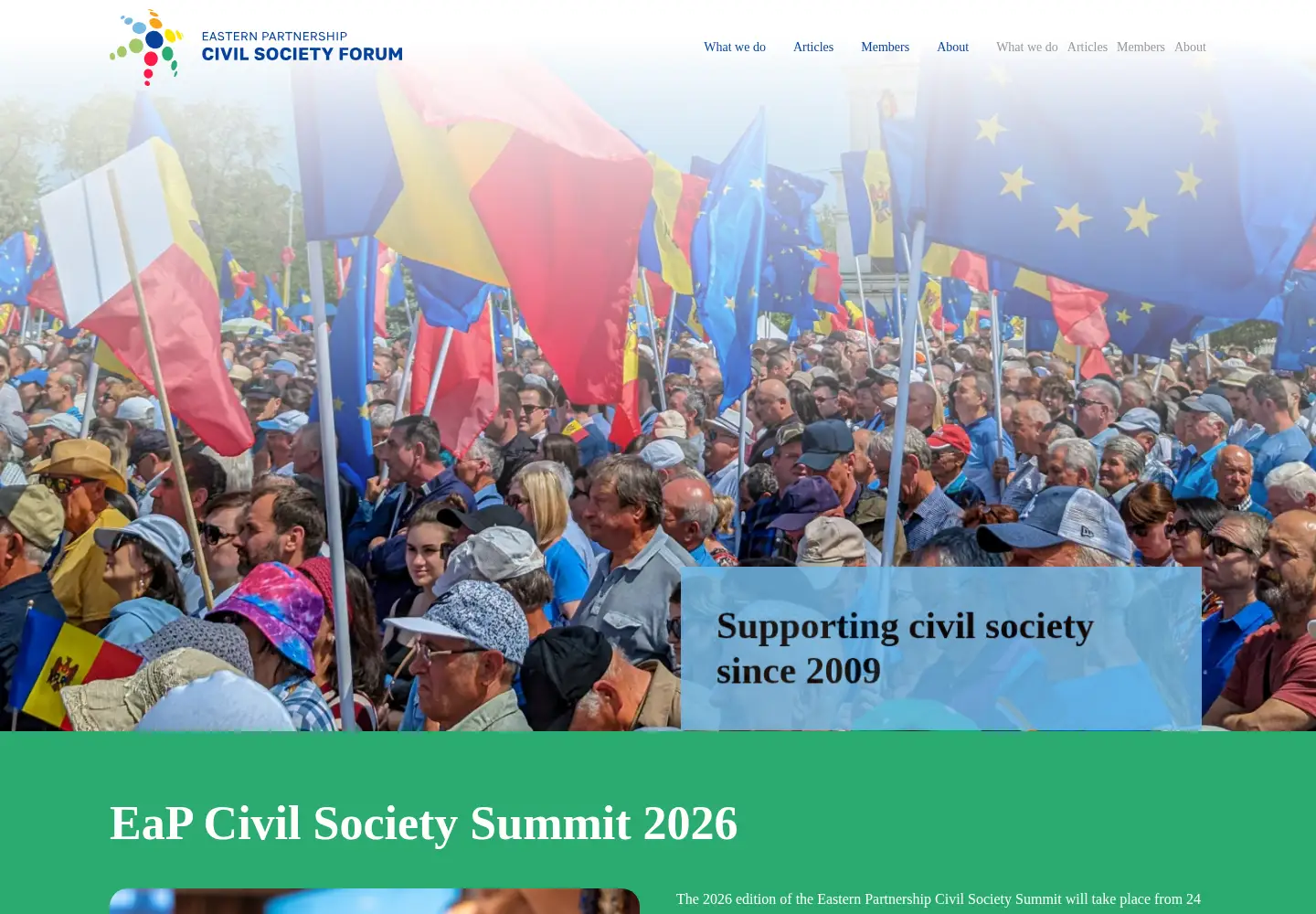 Screenshot of eap-csf.eu