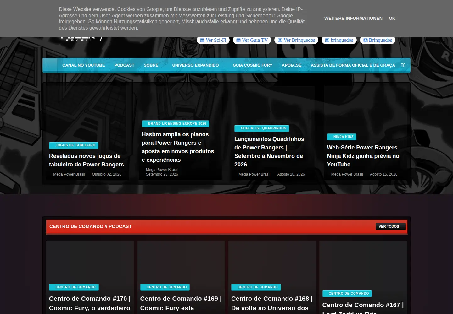Screenshot of megapowerbrasil.com