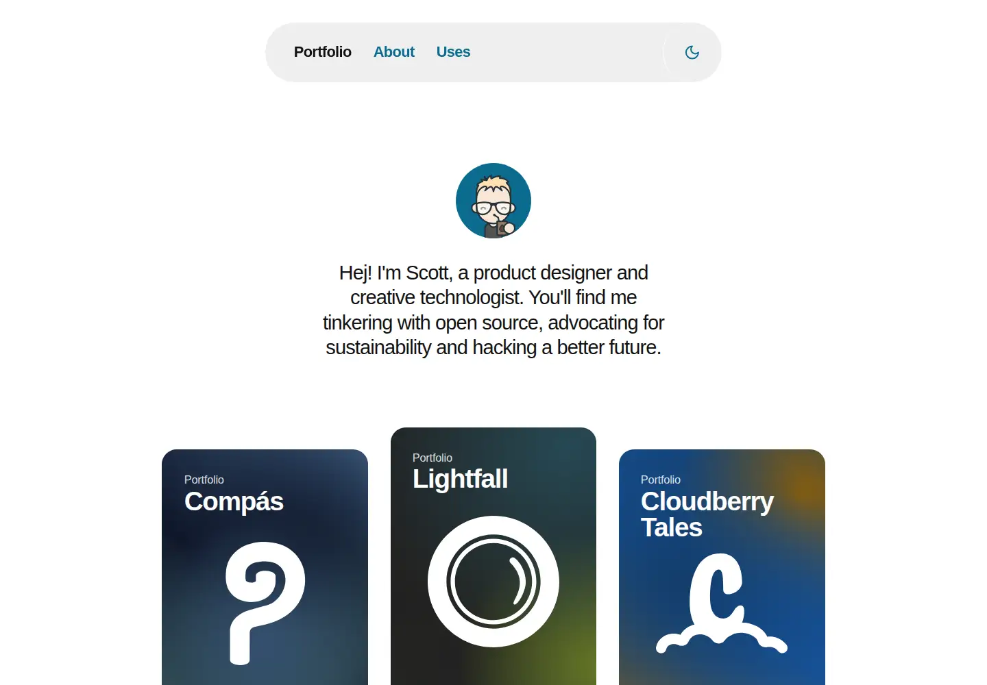 Screenshot of scott.ee