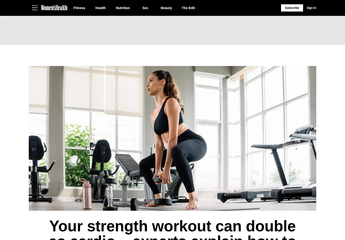 Screenshot of womenshealthmag.co.uk