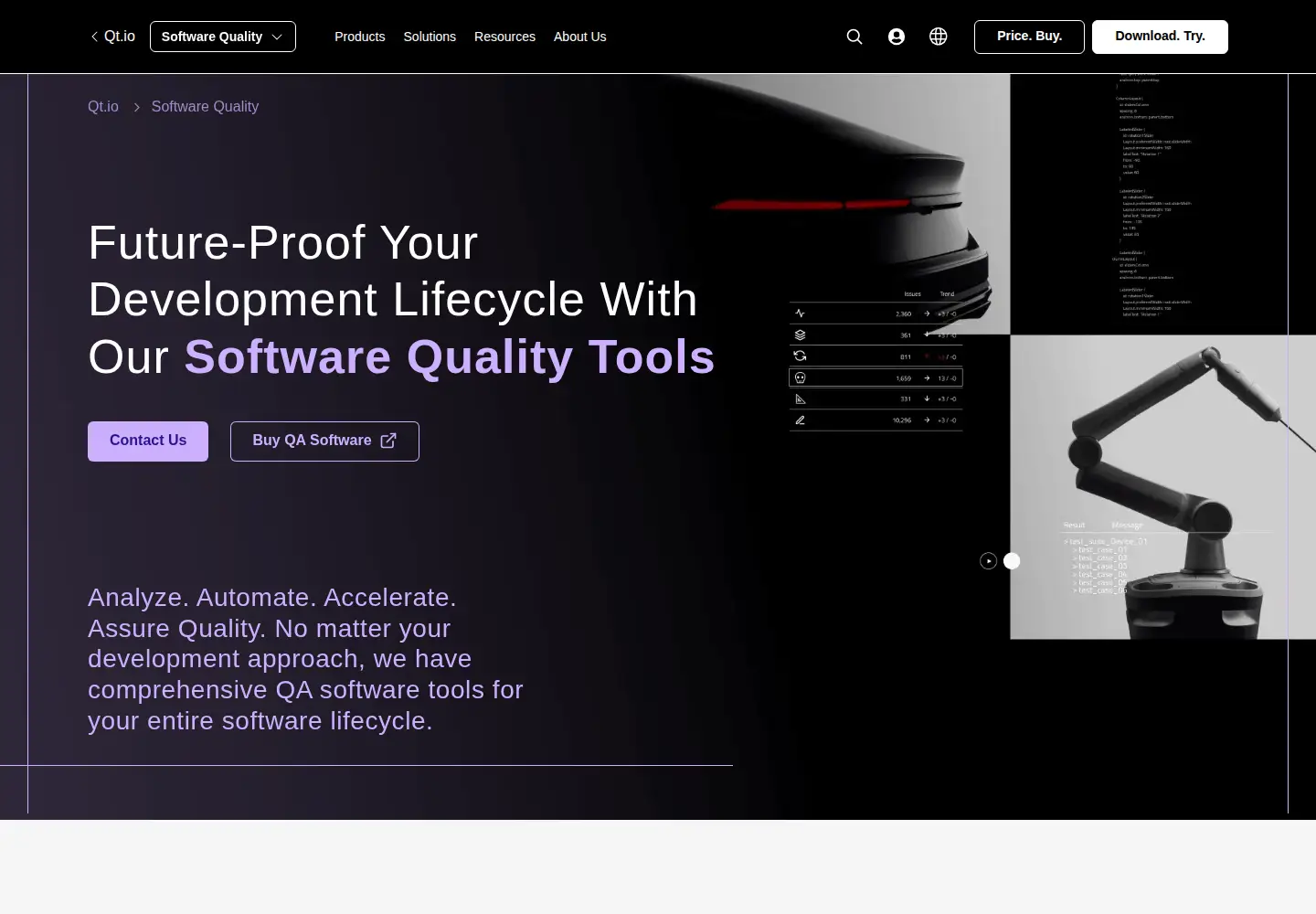 Screenshot of froglogic.com