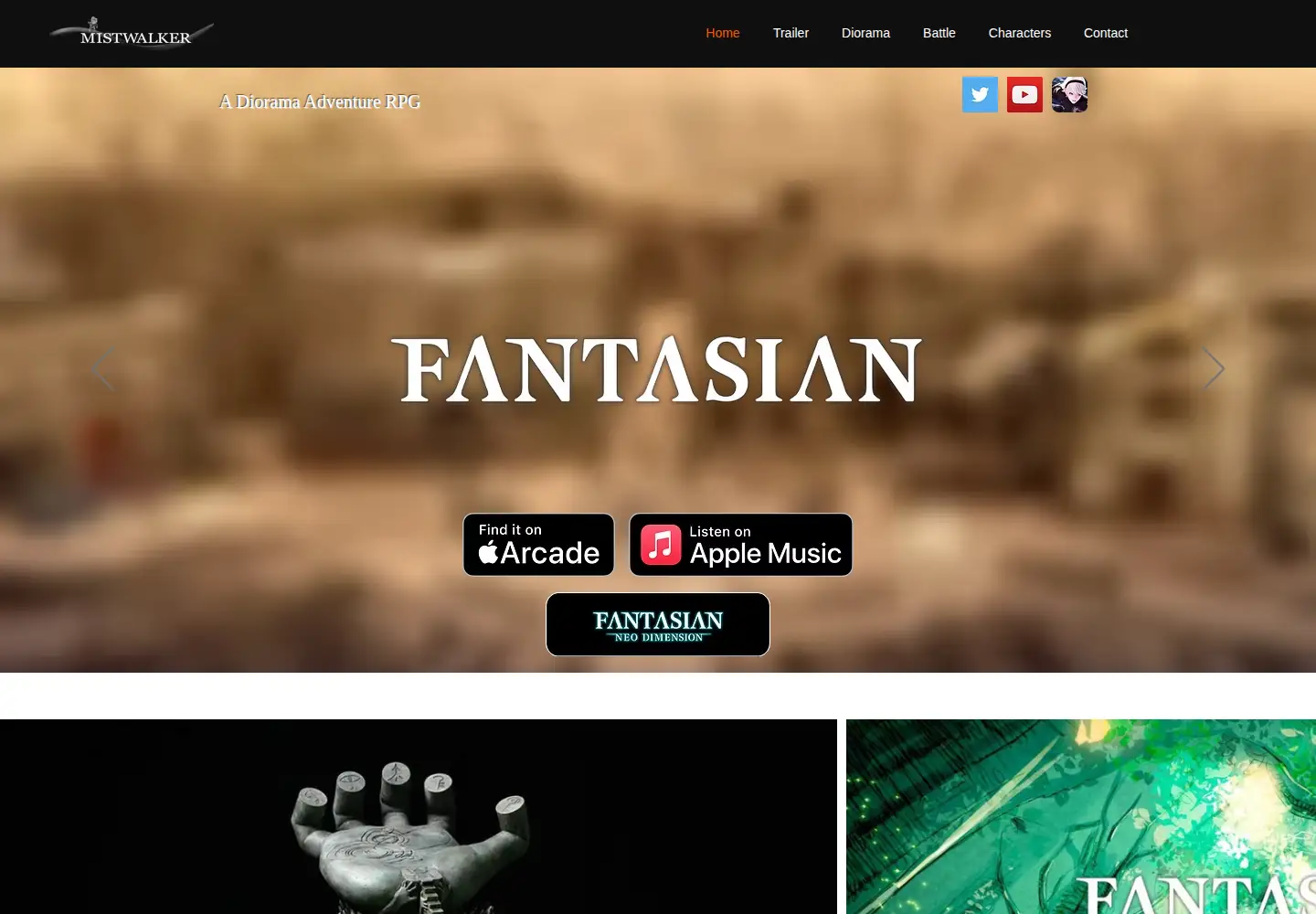 Screenshot of mistwalkercorp.com