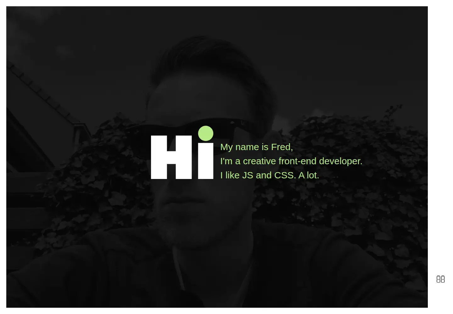 Captured homepage of frebsite.nl in the current scan