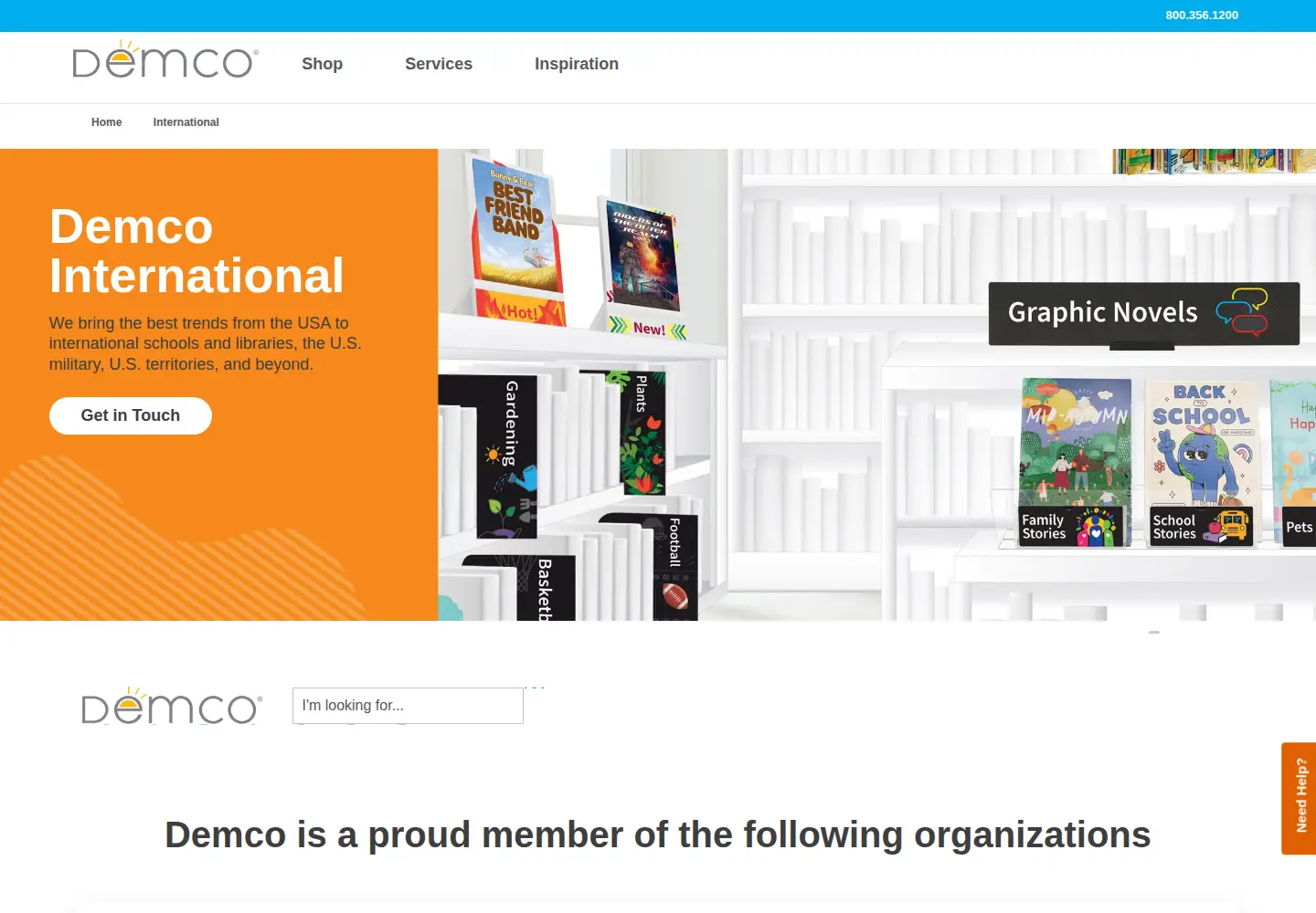Screenshot of demco.com