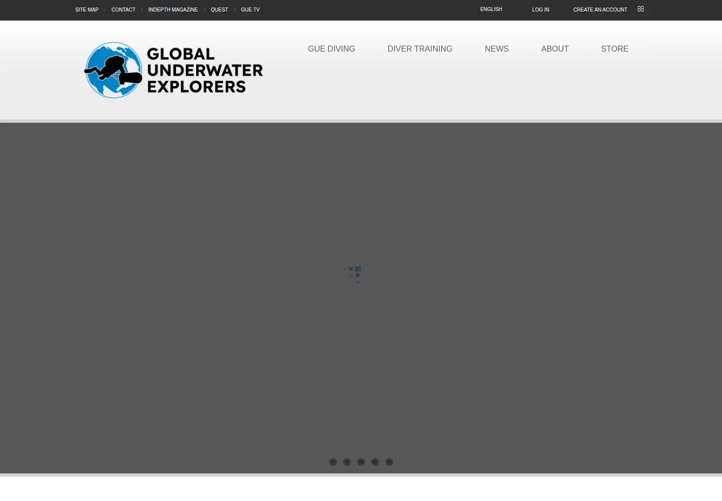 Screenshot of gue.com