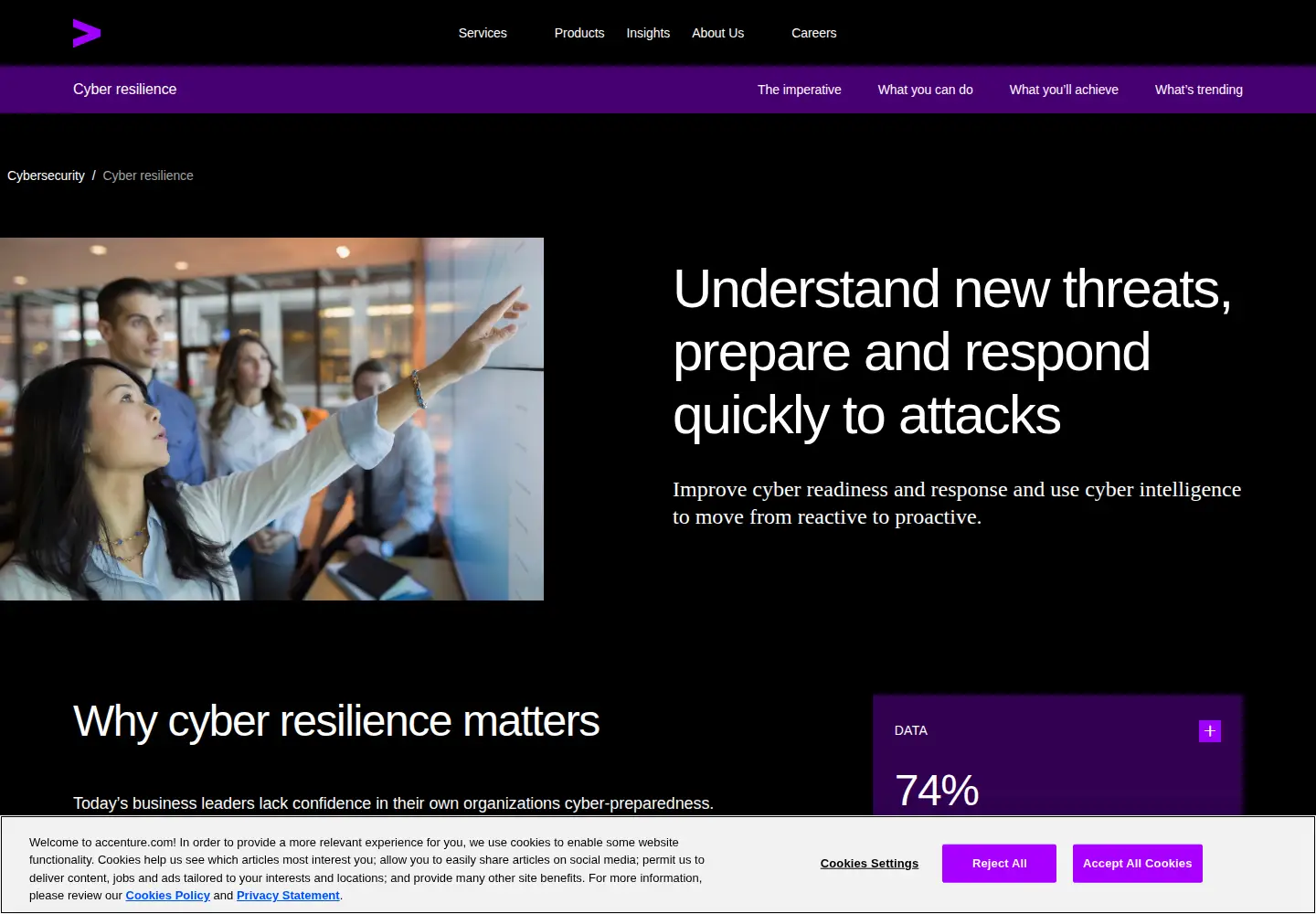 Screenshot of idefense.com