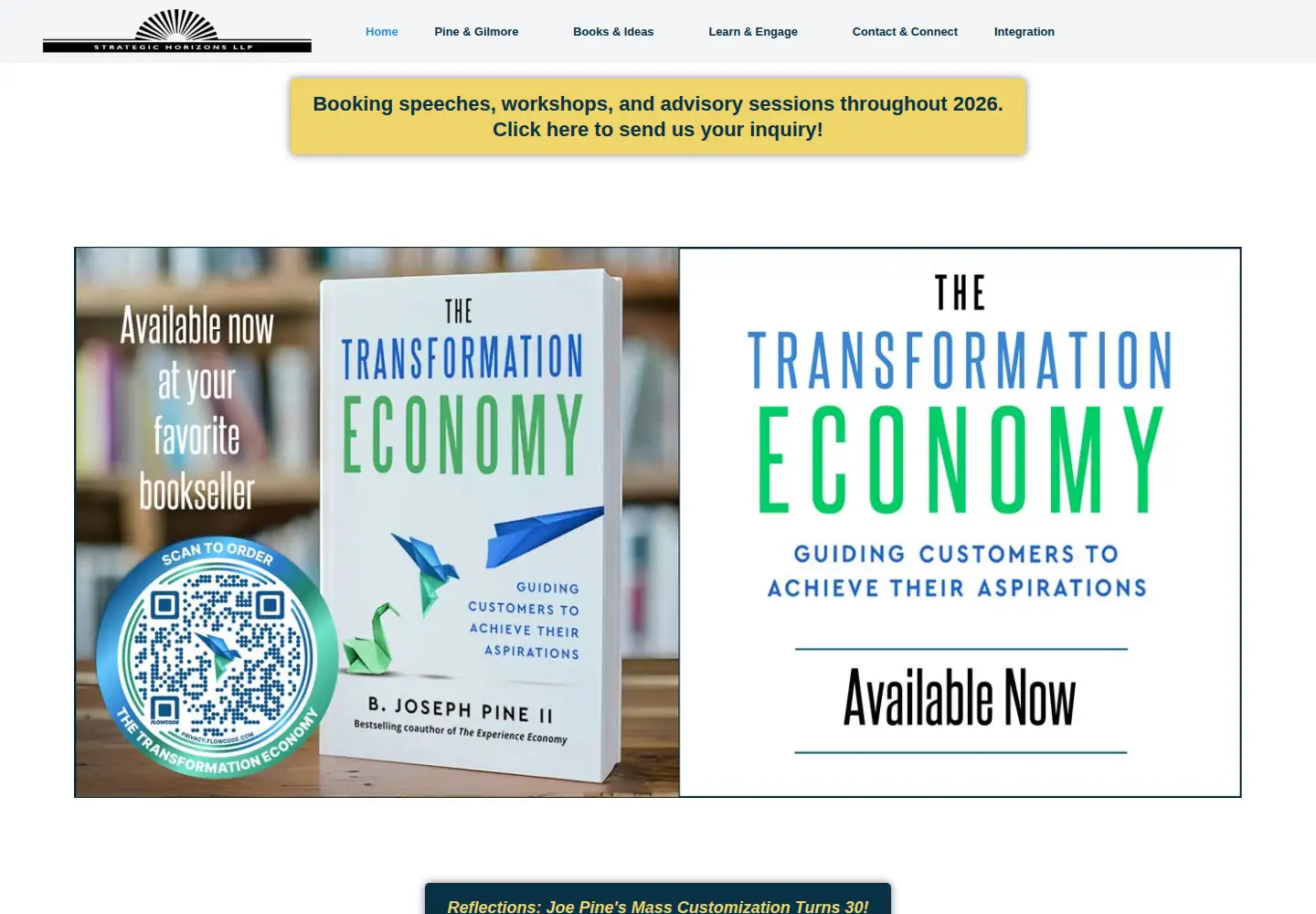 Screenshot of strategichorizons.com