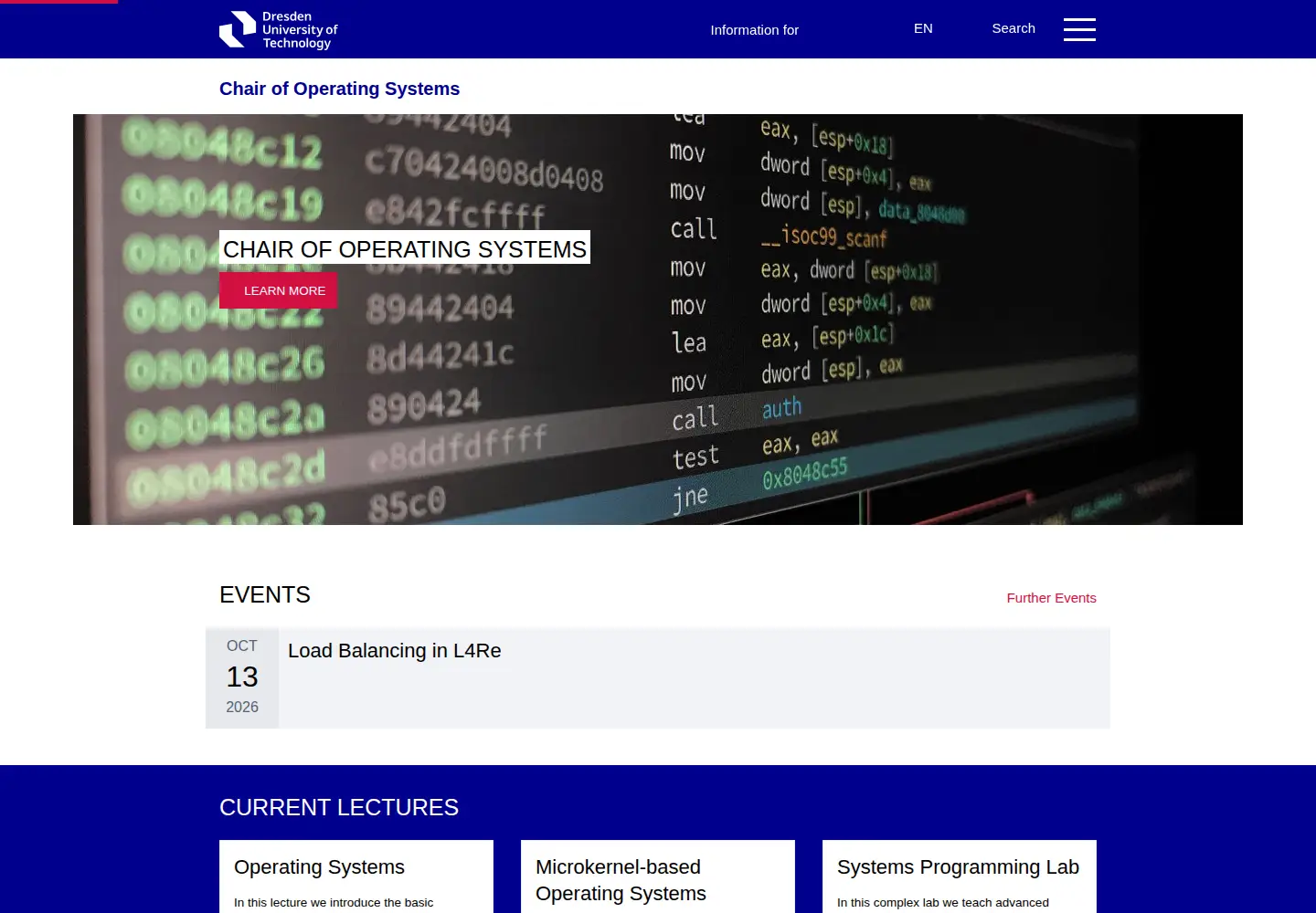 Screenshot of tudos.org