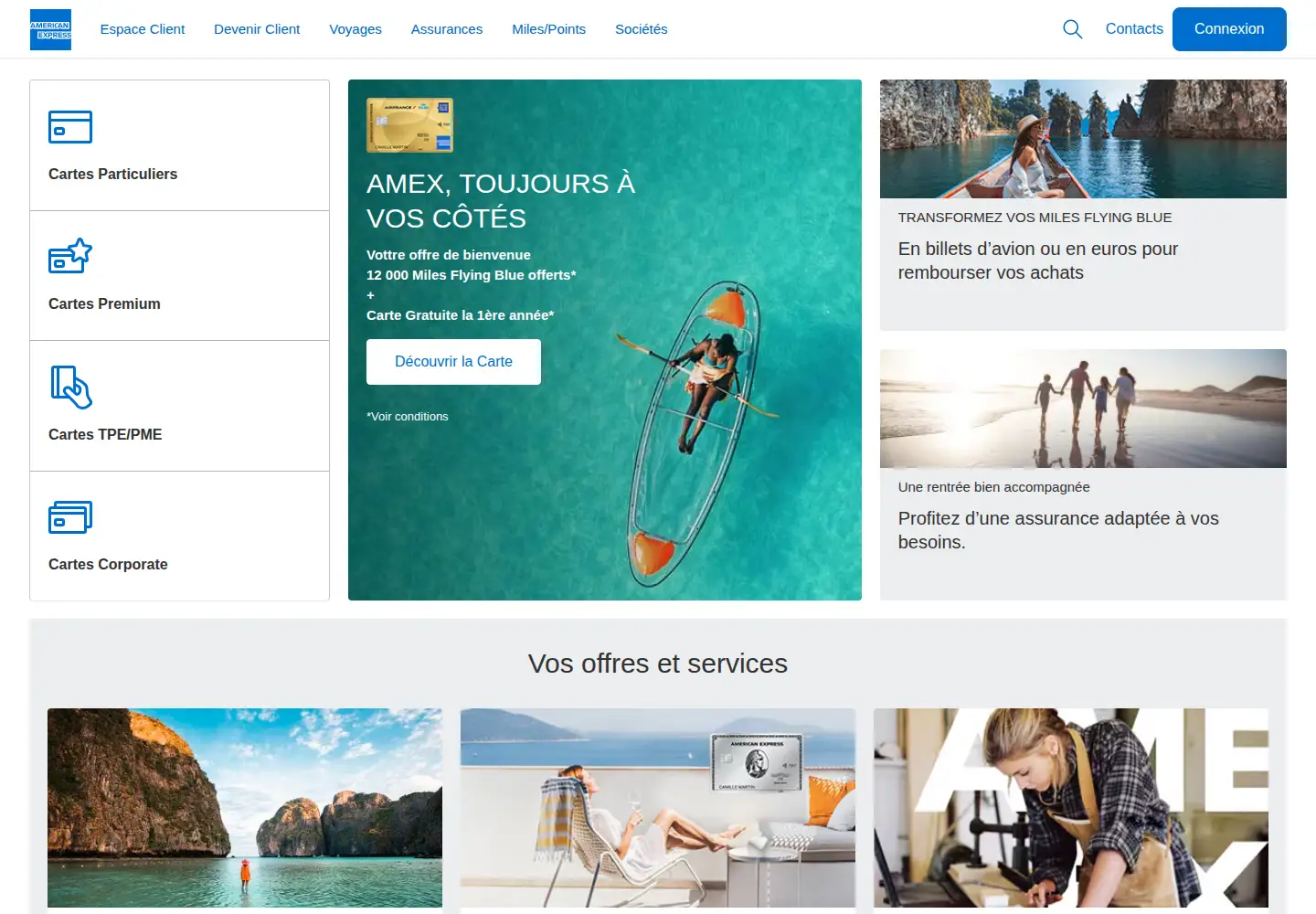 Screenshot of americanexpress.com