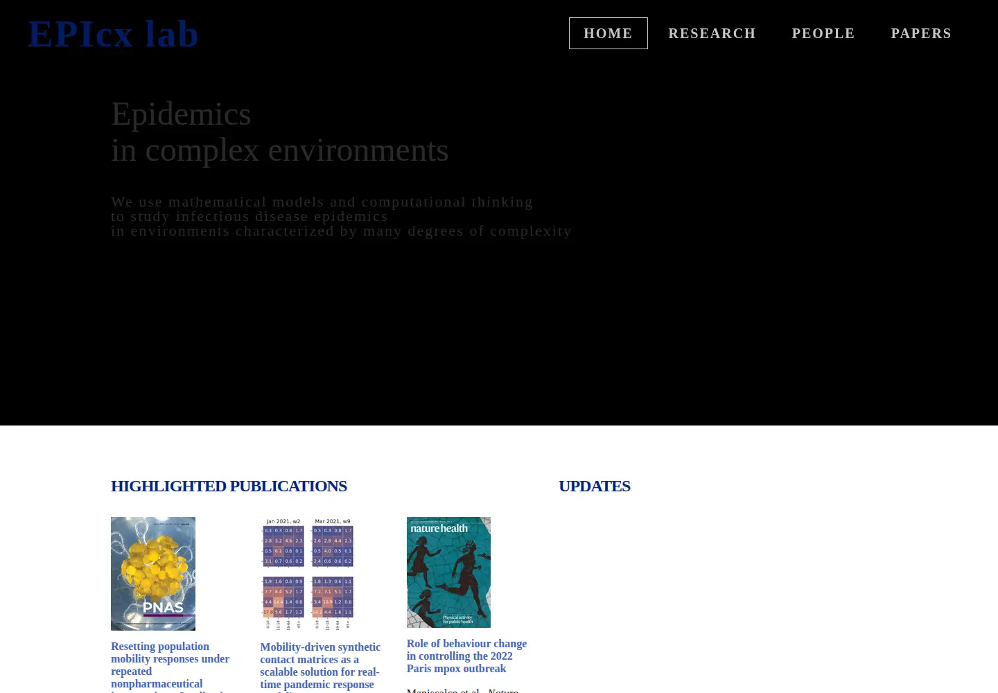 Screenshot of epicx-lab.com