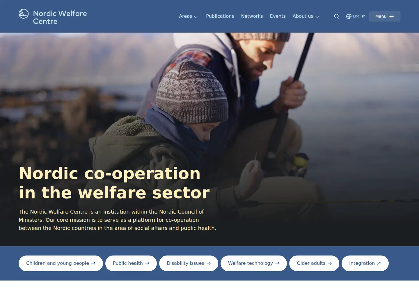 Screenshot of nordicwelfare.org