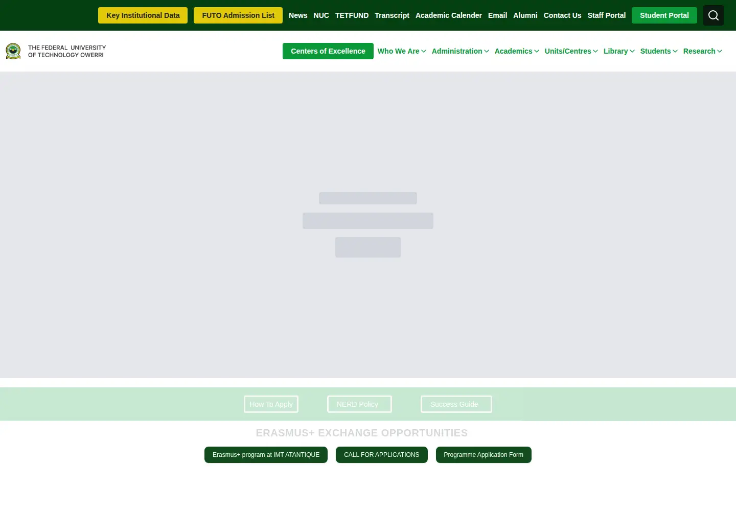 Screenshot of futo.edu.ng