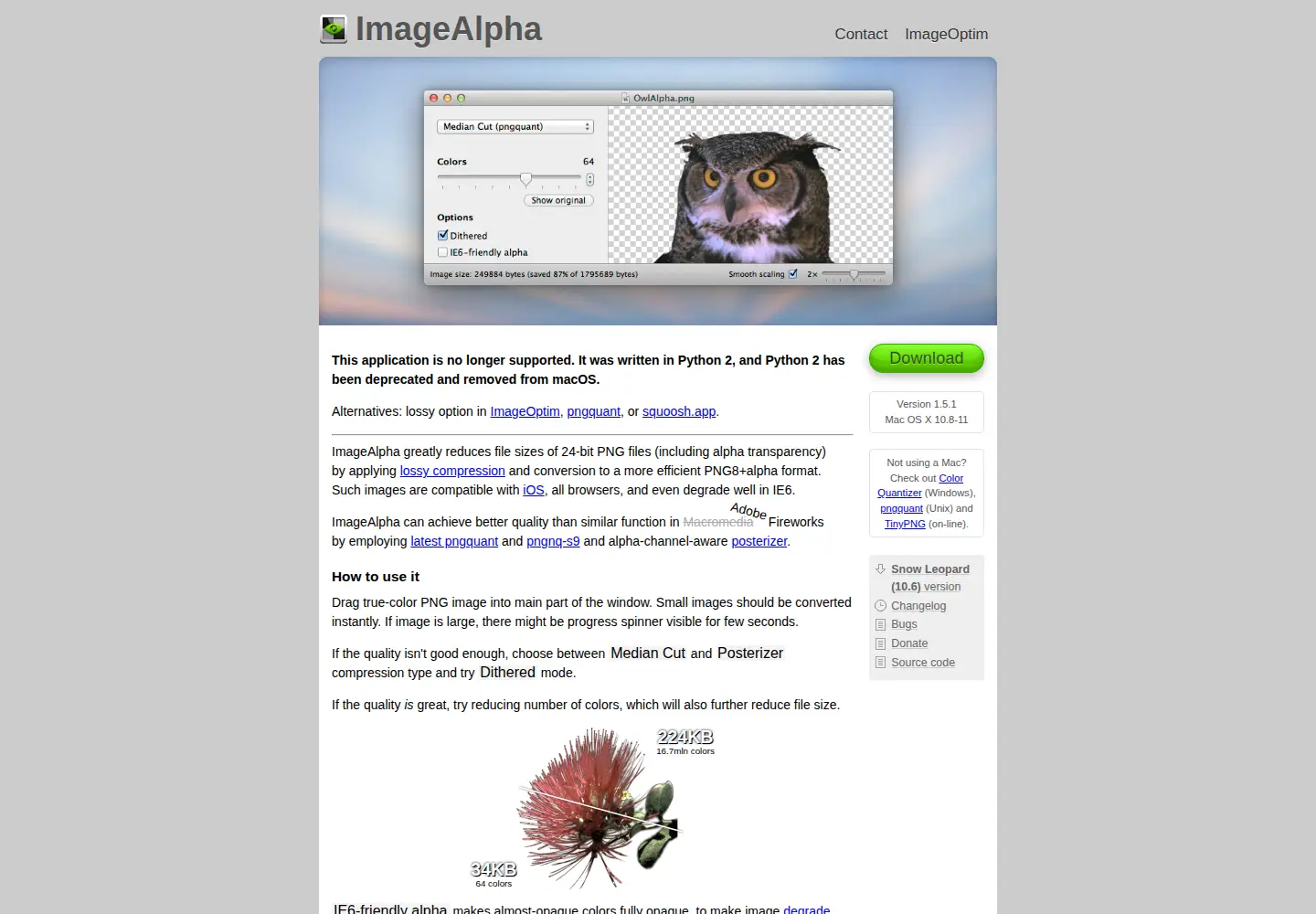 Screenshot of pngmini.com