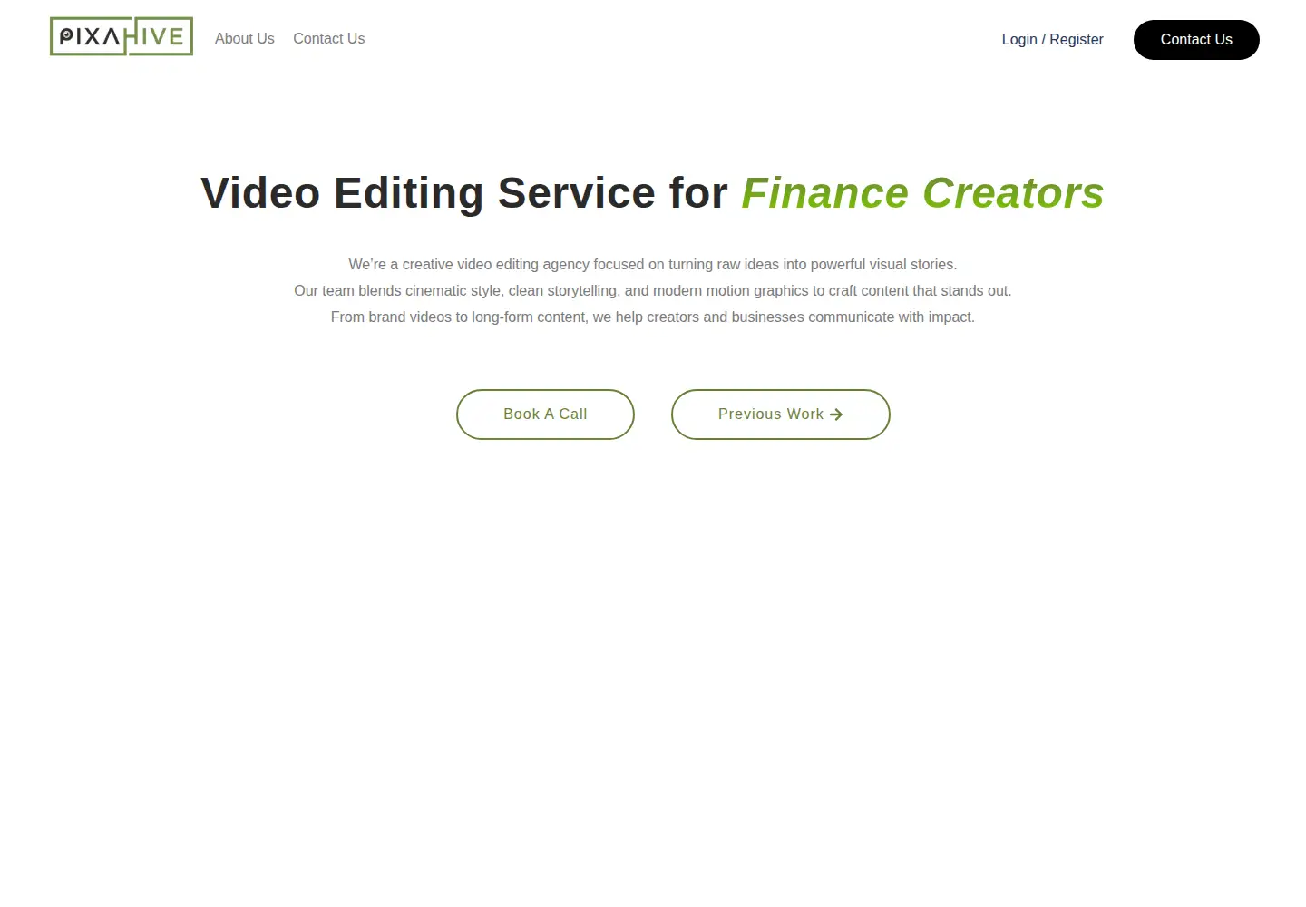 Screenshot of pixahive.com