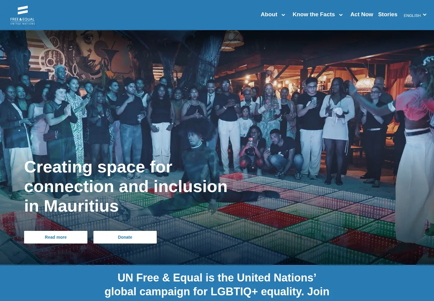 Screenshot of unfe.org