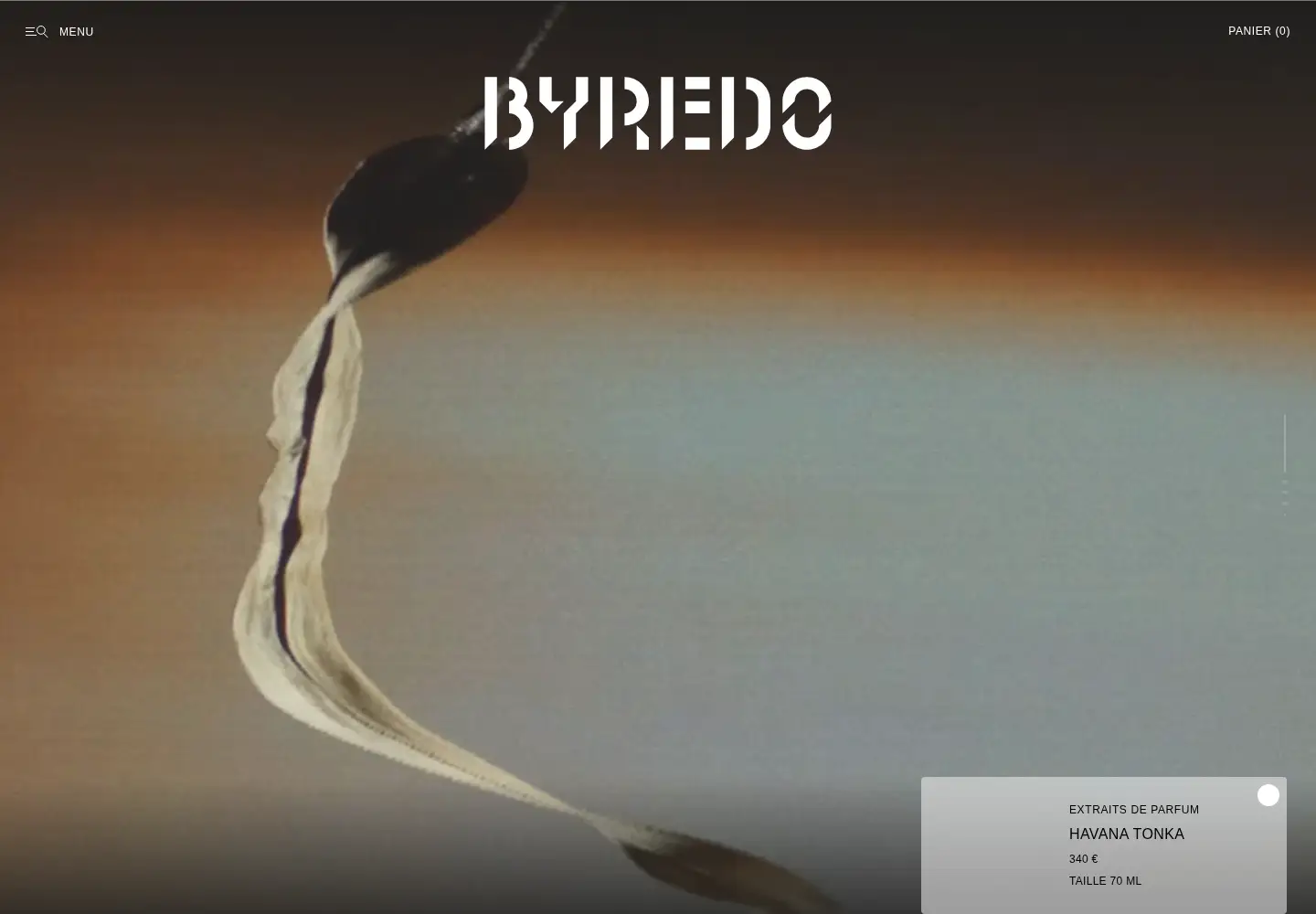 Screenshot of byredo.com