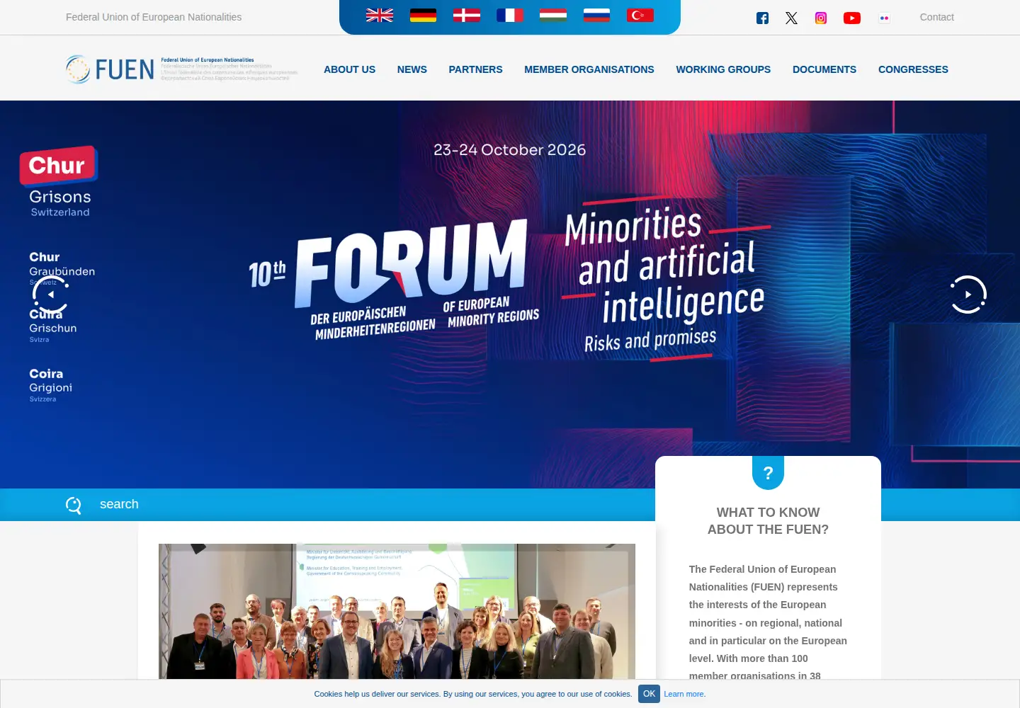 Screenshot of fuen.org
