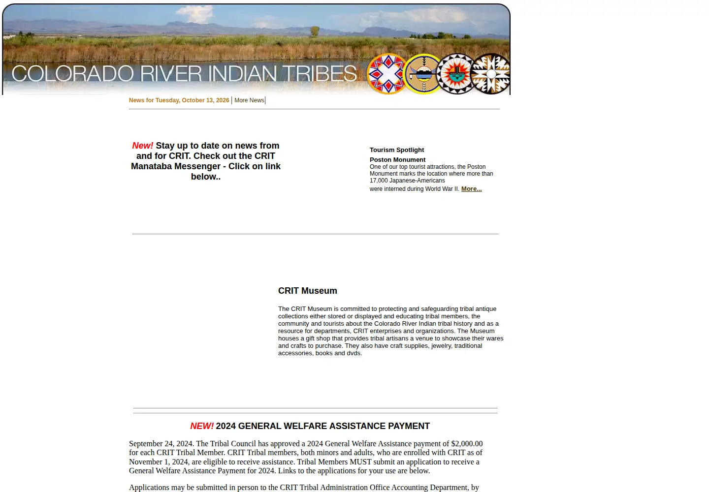 Screenshot of crit-nsn.gov