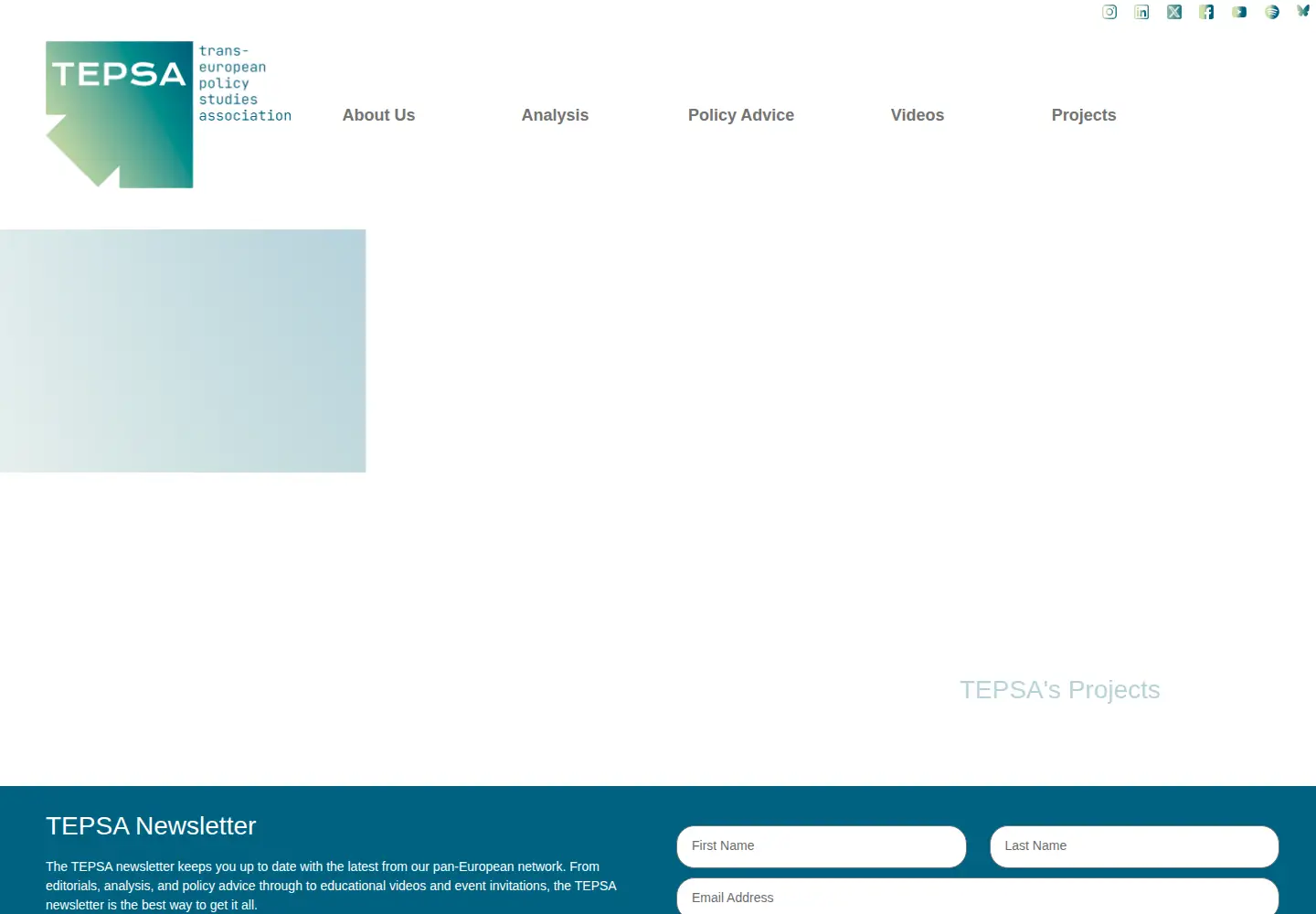 Screenshot of tepsa.eu