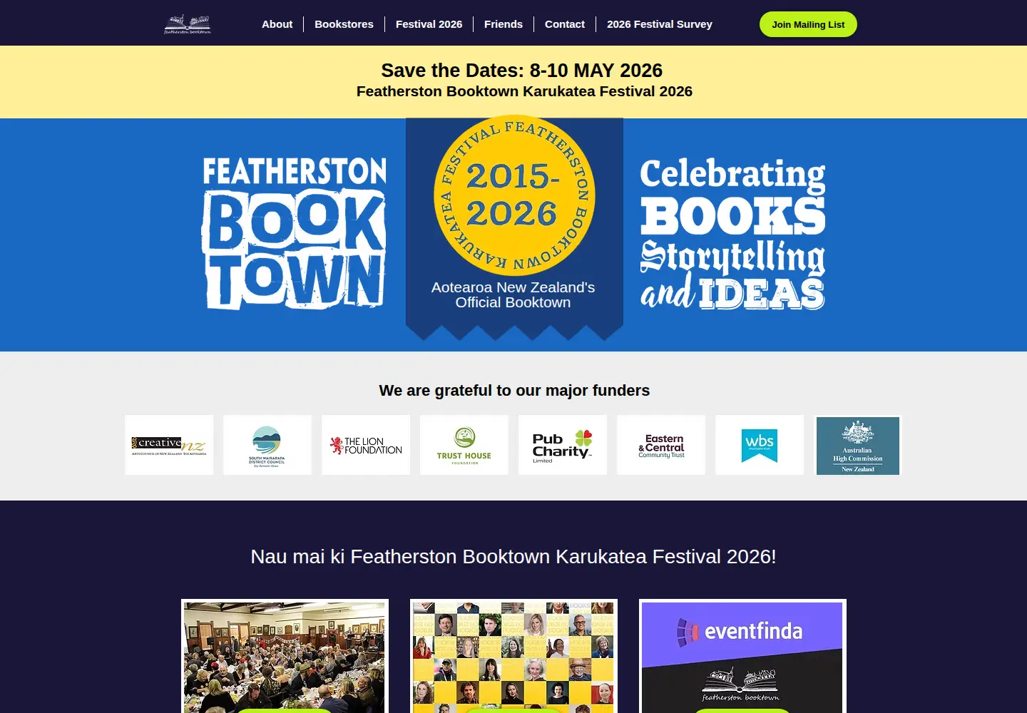 Screenshot of booktown.org.nz