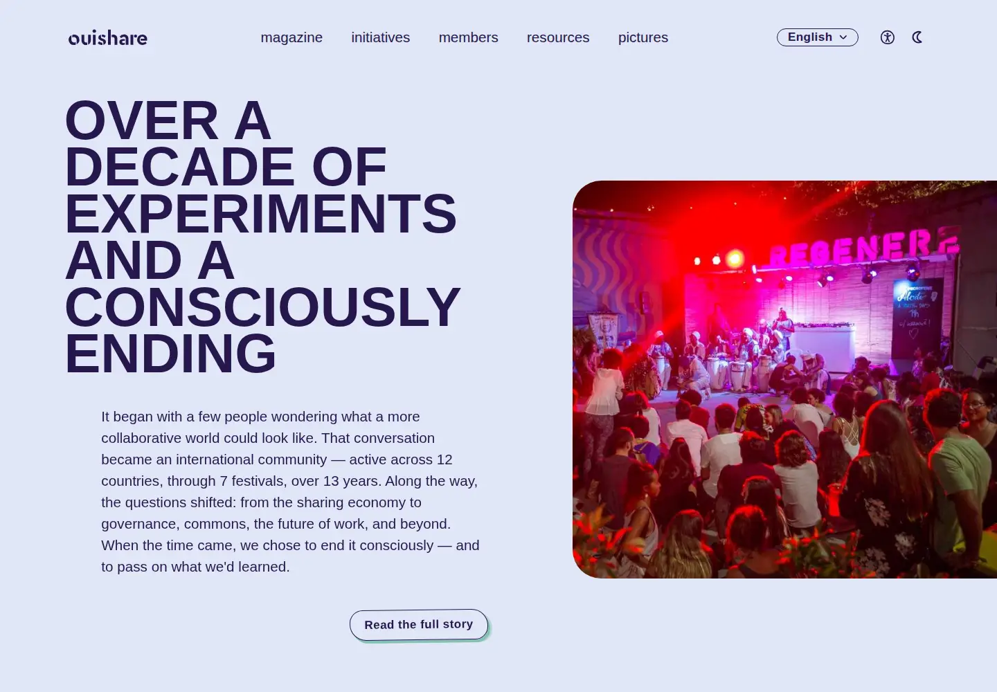 Screenshot of ouishare.net