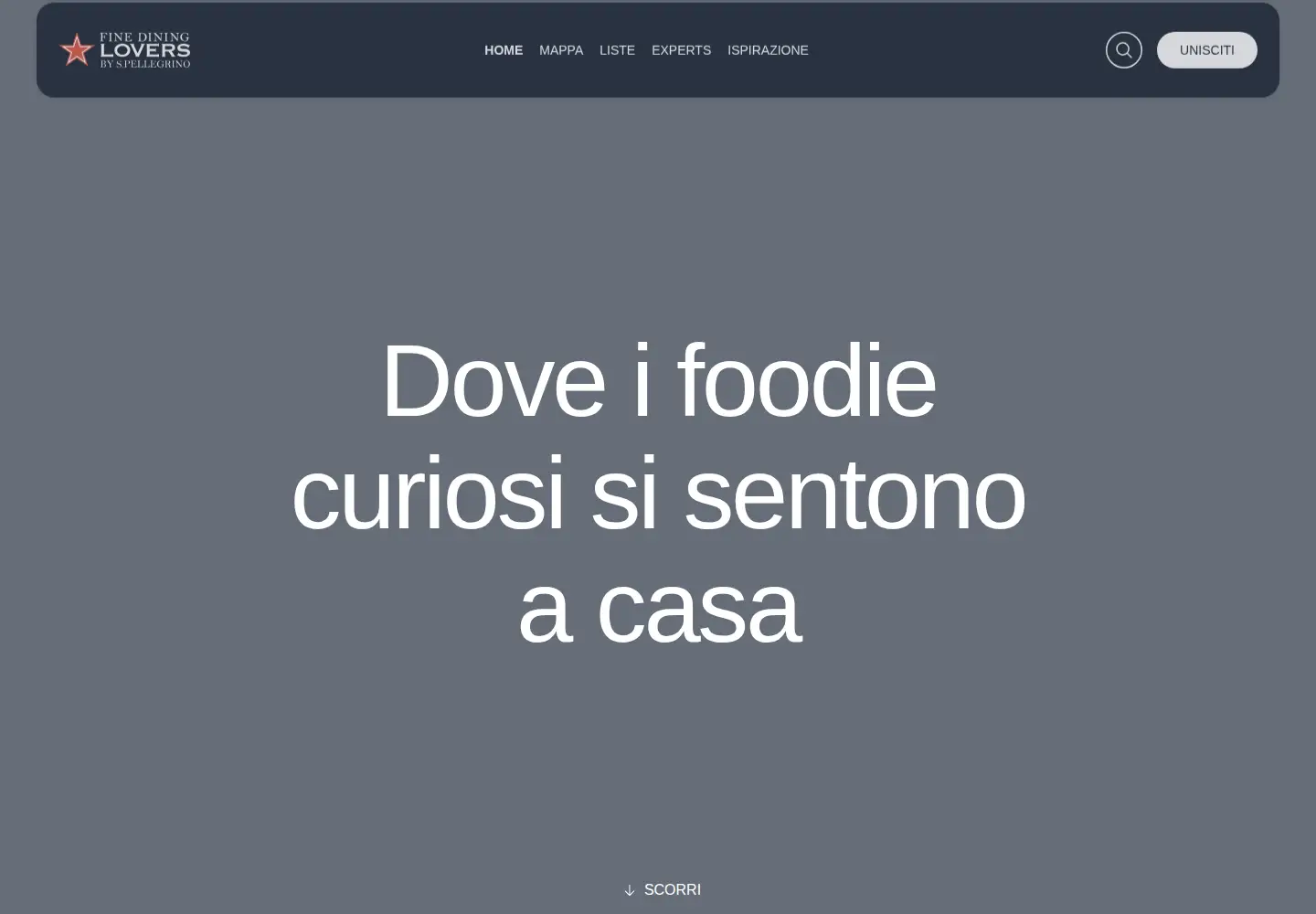 Screenshot of finedininglovers.it