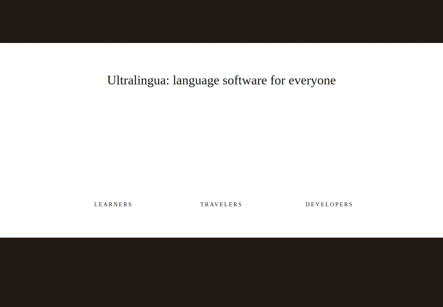 Screenshot of ultralingua.com