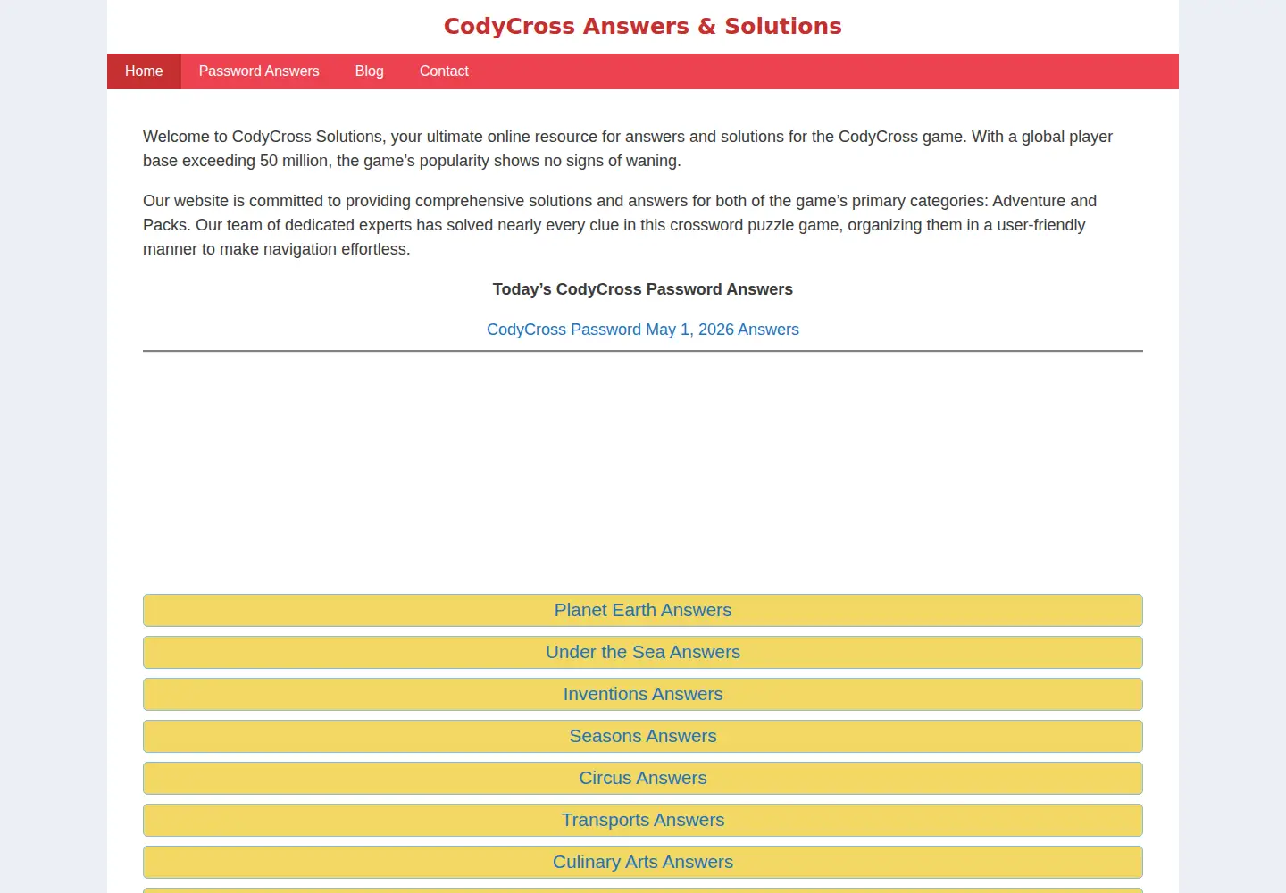 Screenshot of codycrosssolutions.com