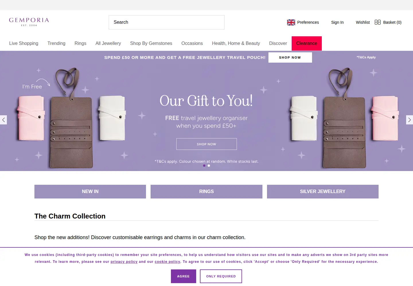 Screenshot of gemporia.com