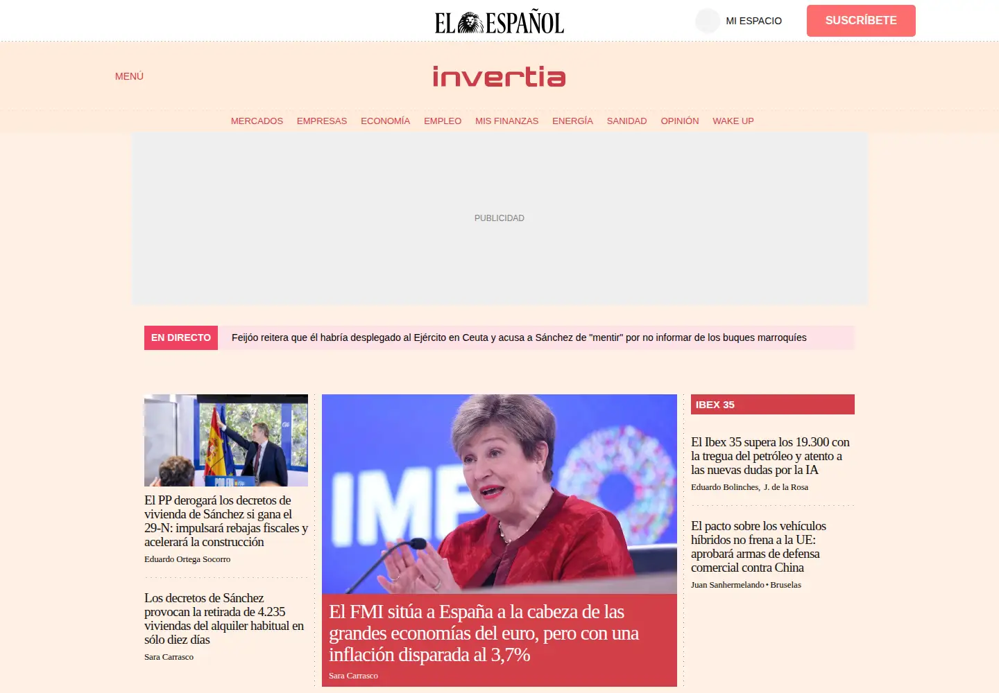 Screenshot of invertia.com