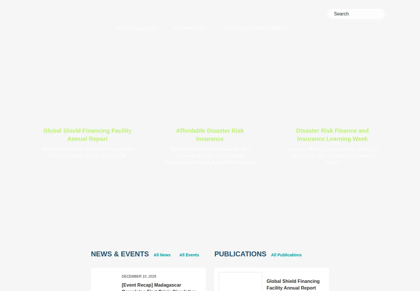 Screenshot of financialprotectionforum.org