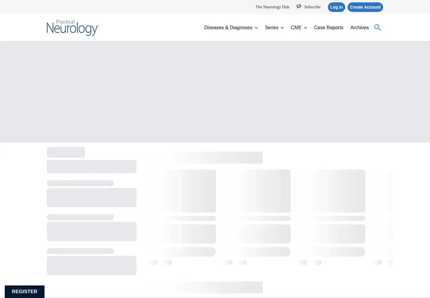 Screenshot of practicalneurology.com