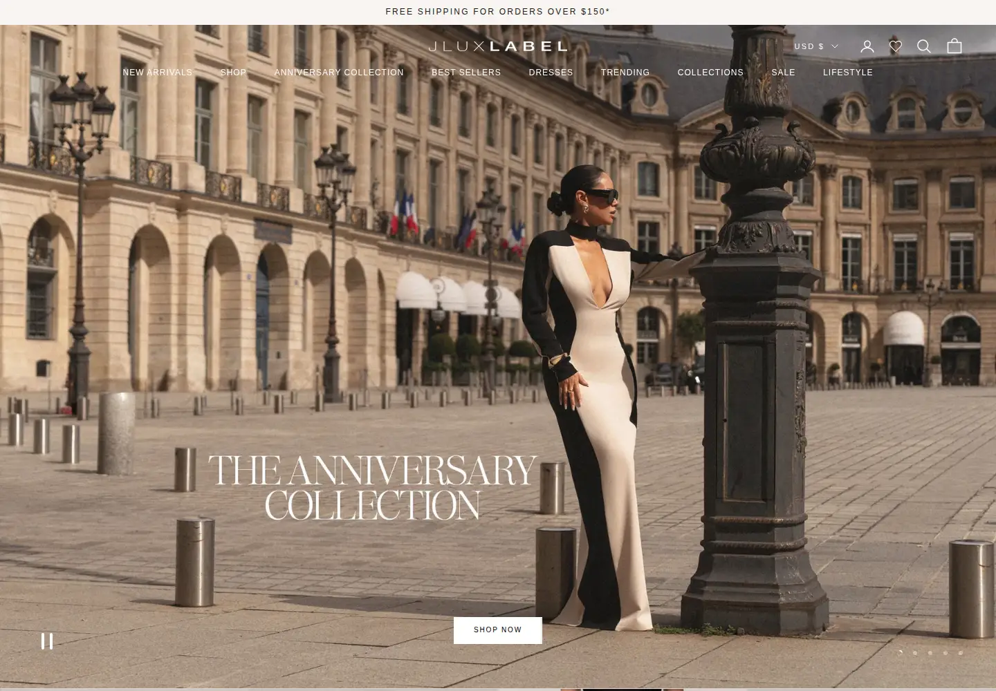 Screenshot of jluxlabel.com