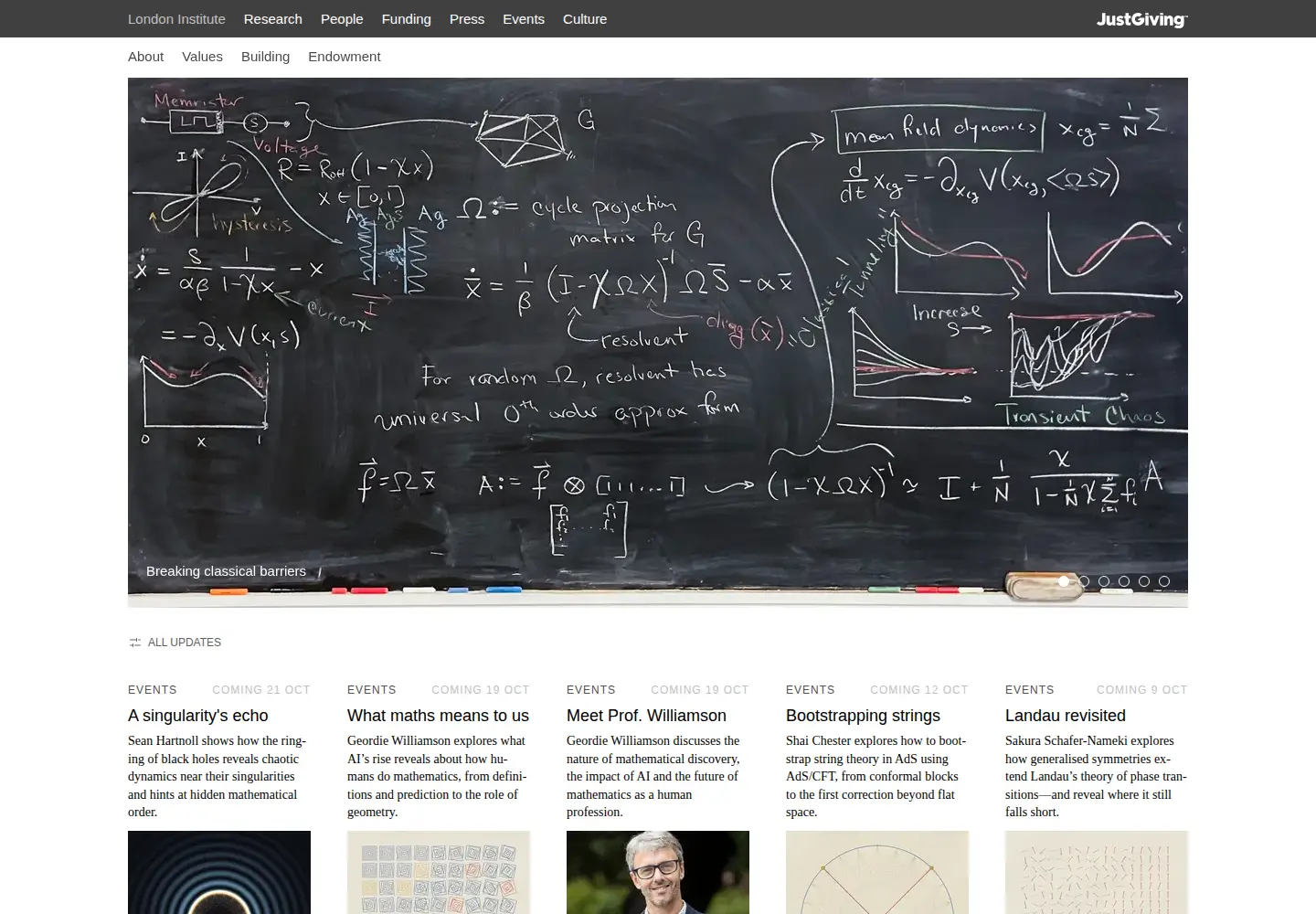 Screenshot of lims.ac.uk