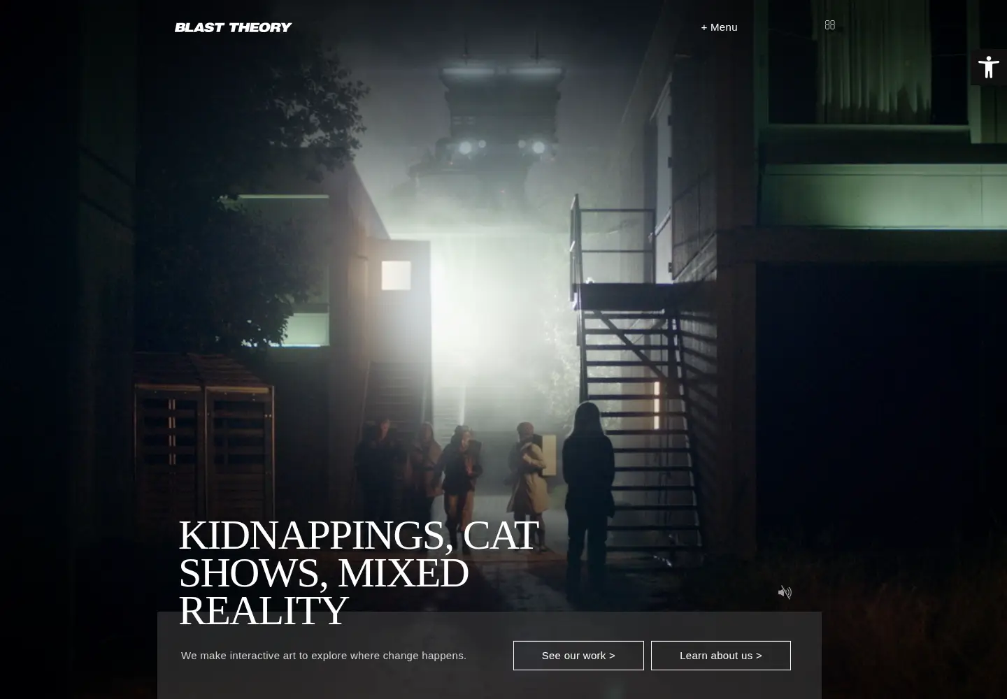 Screenshot of blasttheory.co.uk