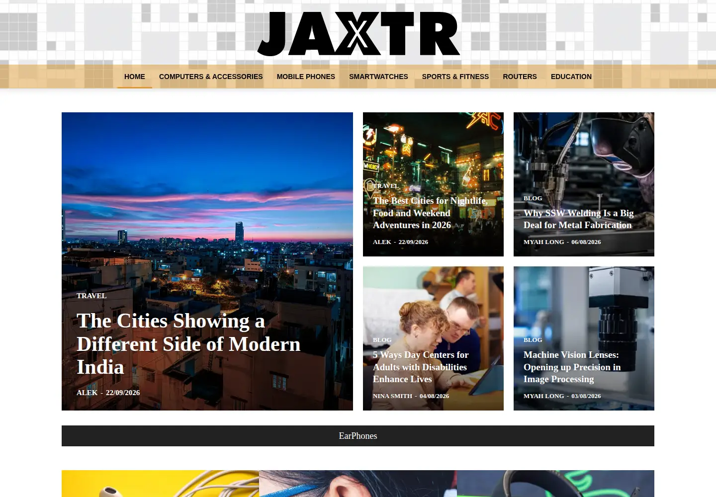 Screenshot of jaxtr.com