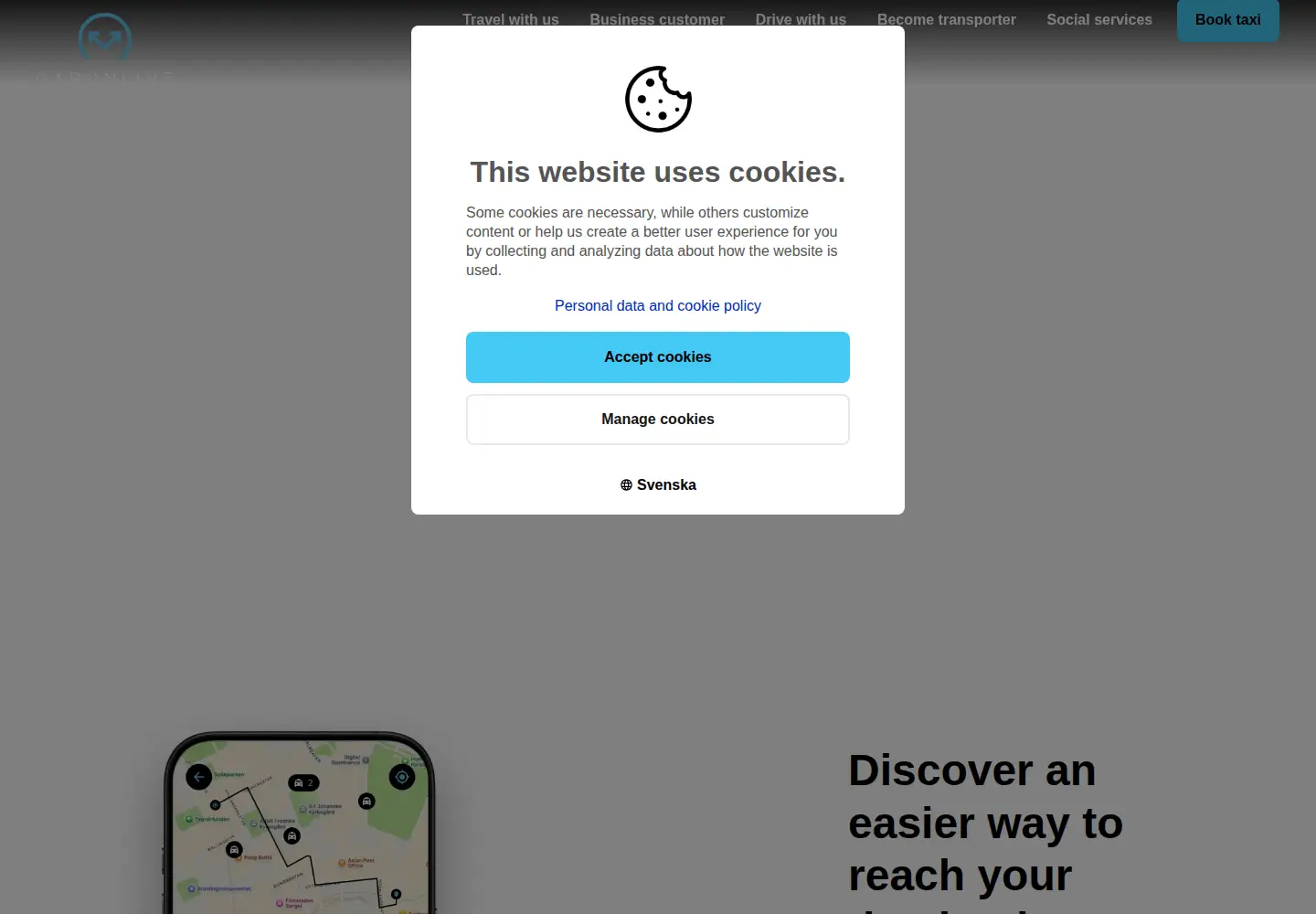 Screenshot of cabonline.com