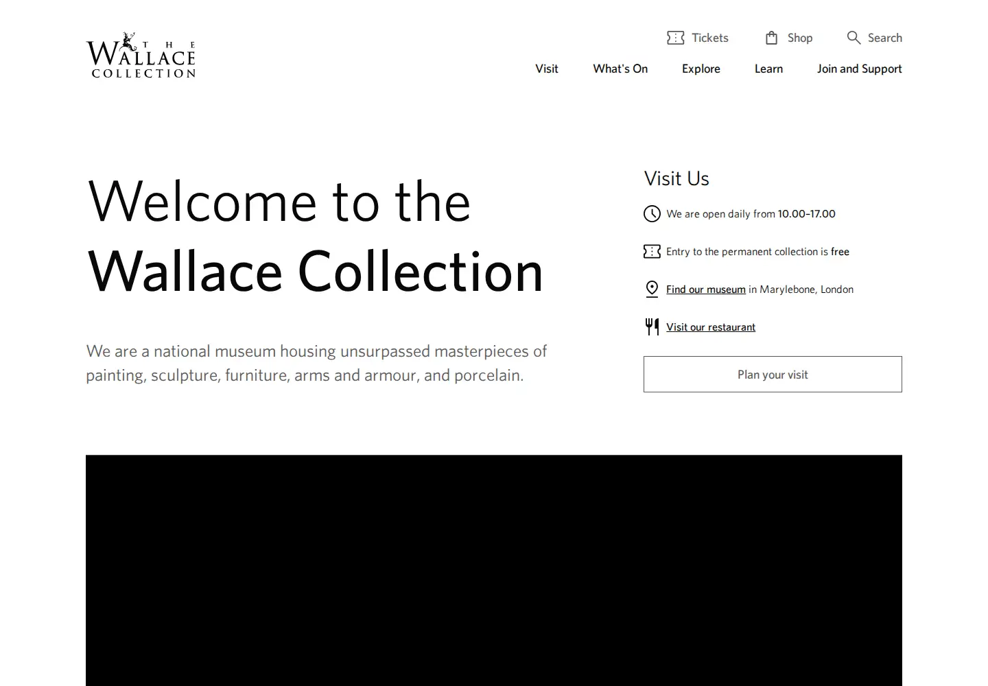 Screenshot of wallacecollection.org