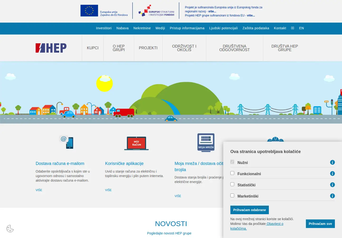 Screenshot of hep.hr