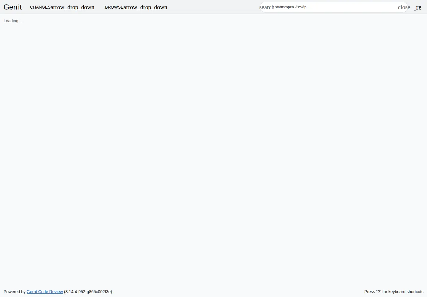 Screenshot of gerrithub.io