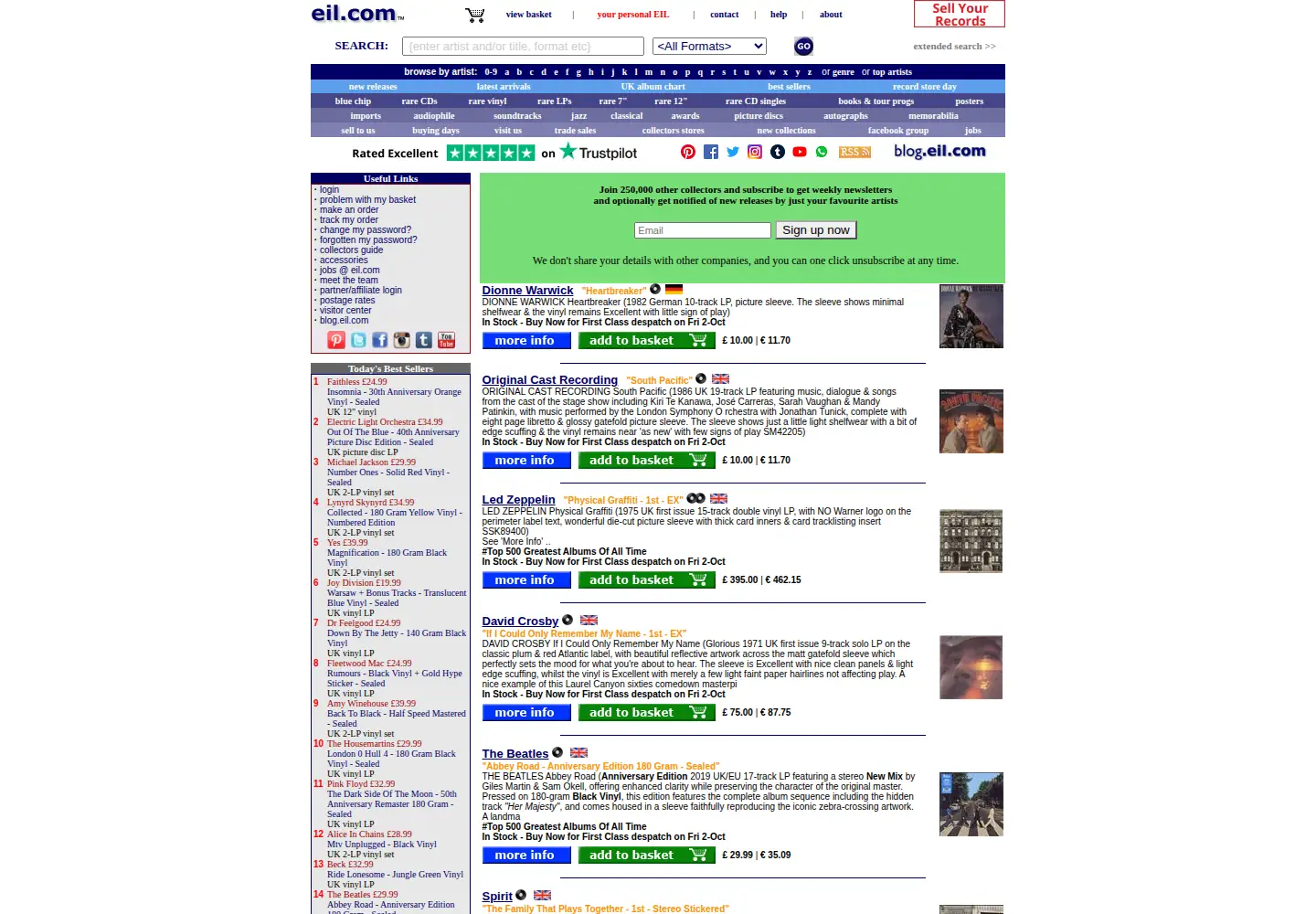 Screenshot of eil.com