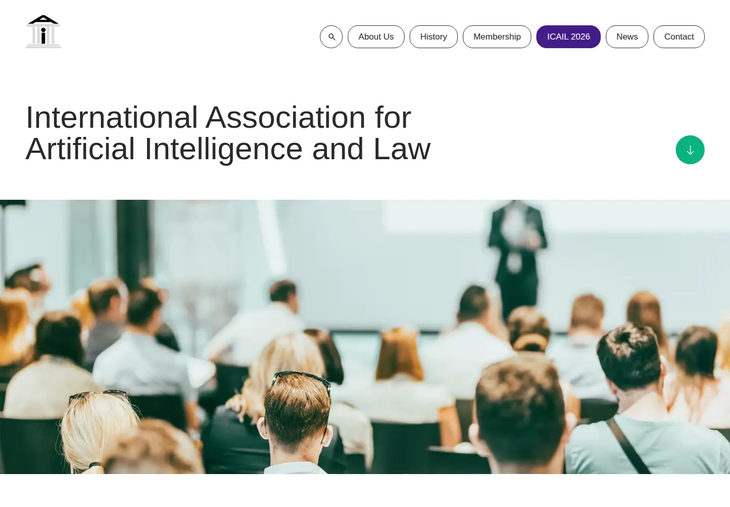 Screenshot of iaail.org
