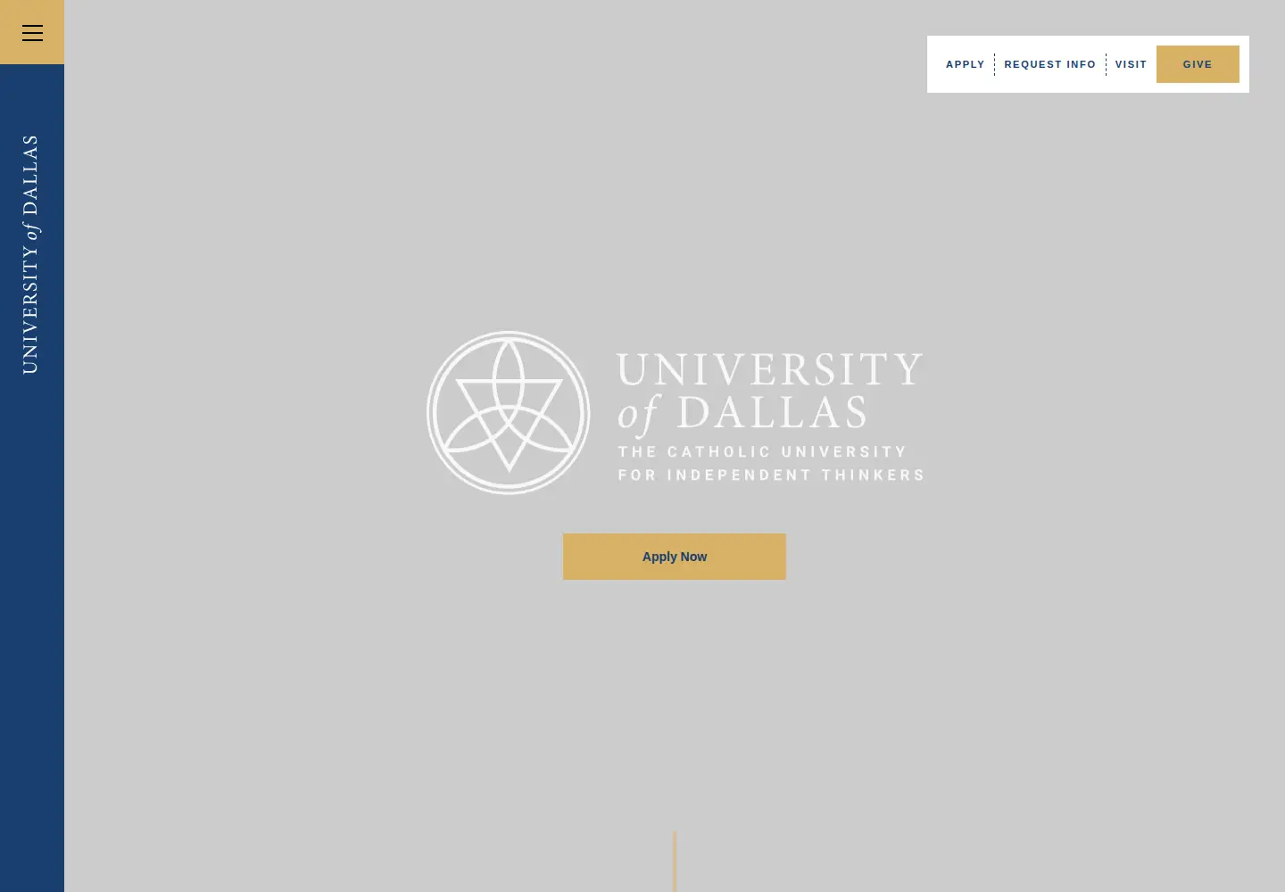 Screenshot of udallas.edu