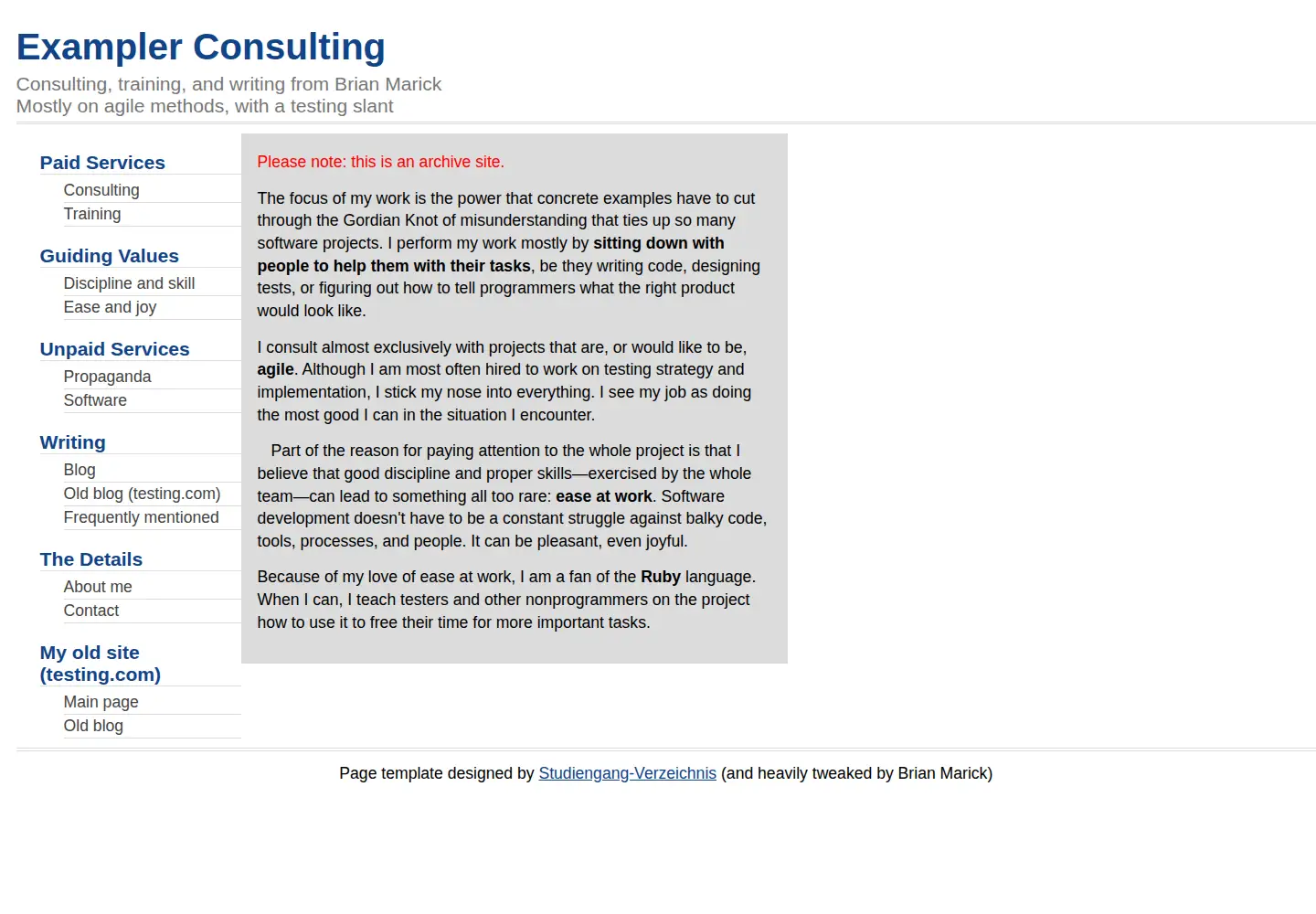 Screenshot of exampler.com