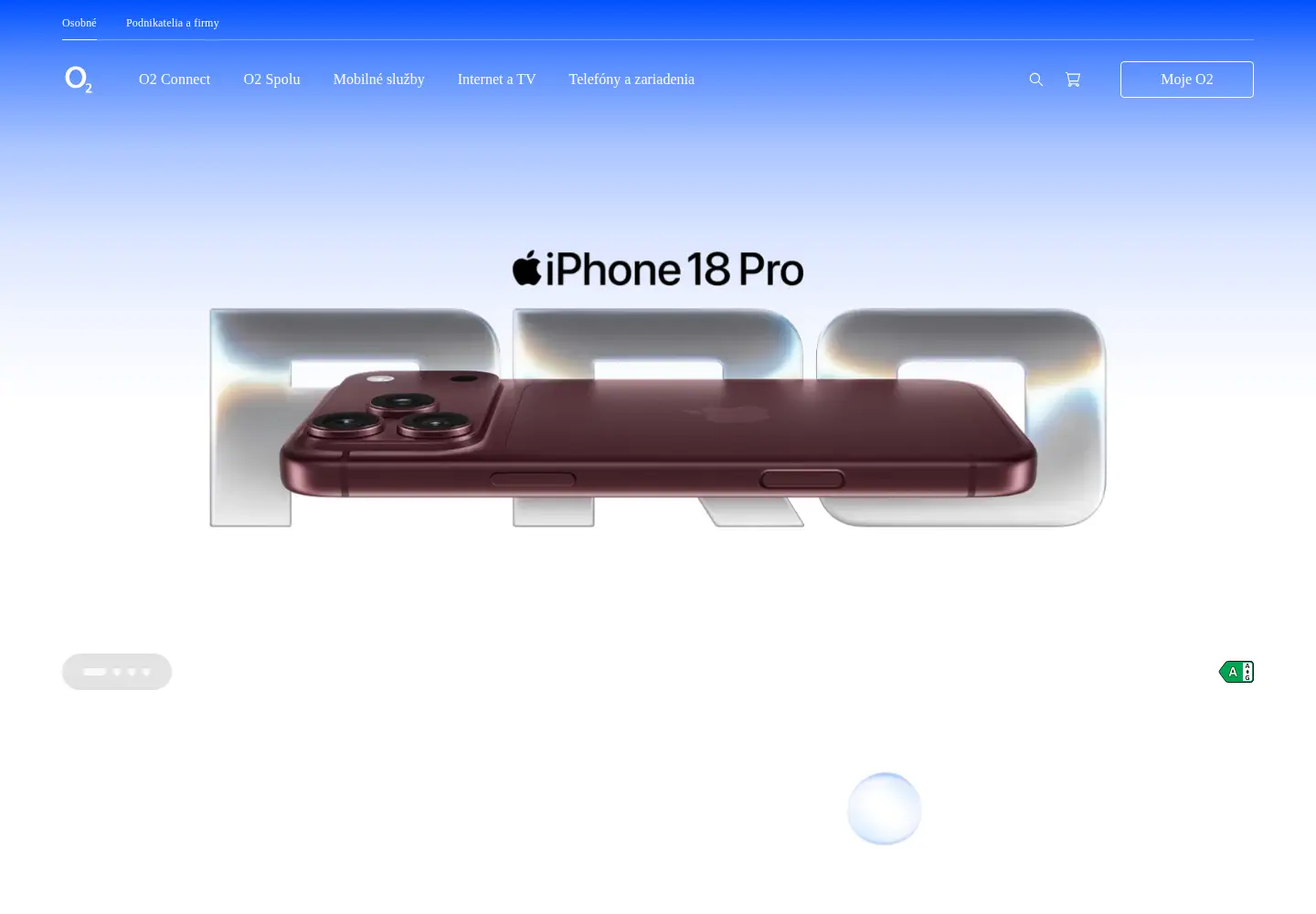 Screenshot of o2.sk